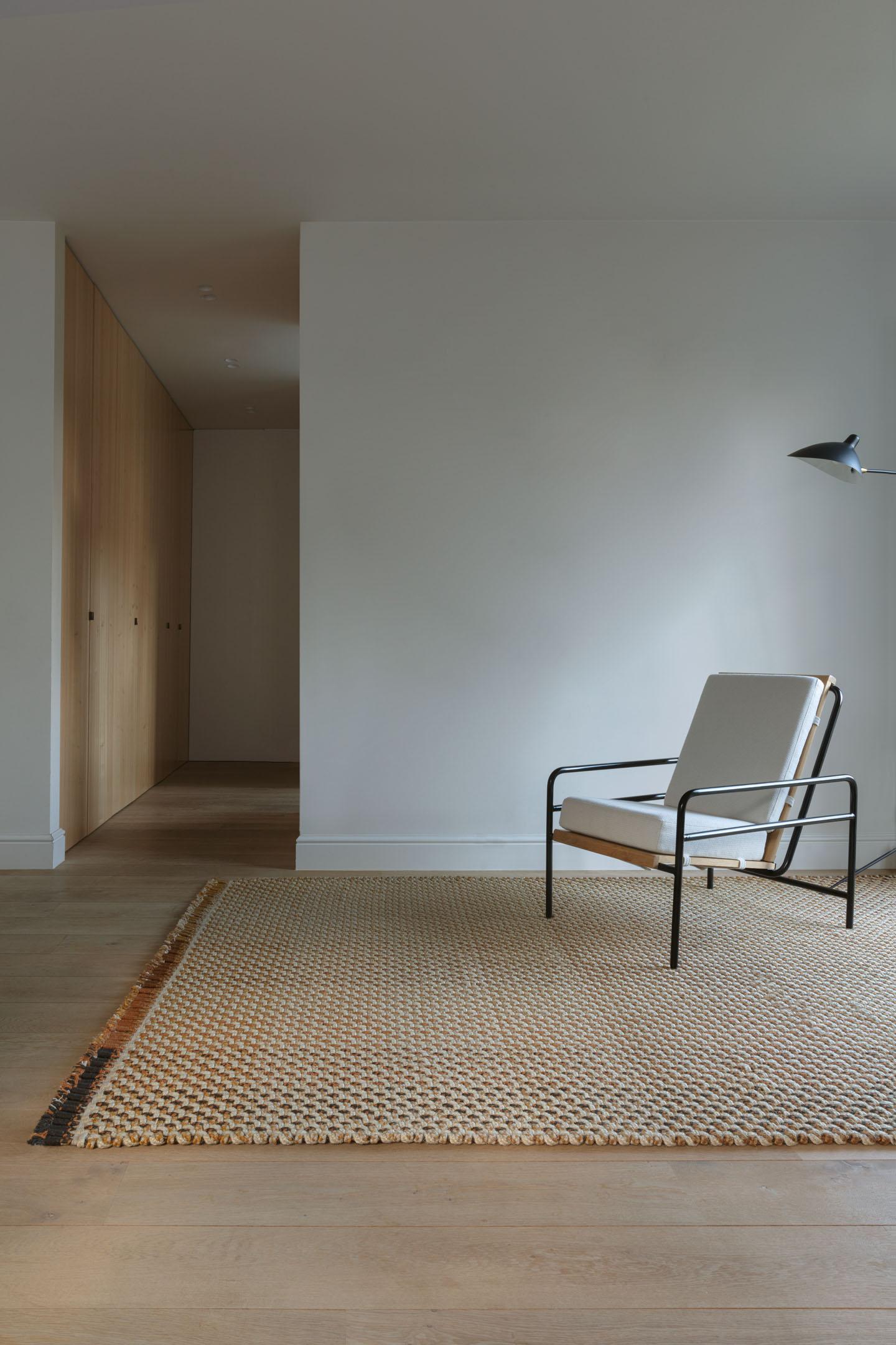 Schlafzimmer Teppich Dakar Bronze Caramel aus 76% Wolle - 24% Sisal, in der Farbe Bronze Caramel | Homerugs - Detailsicht (4)
