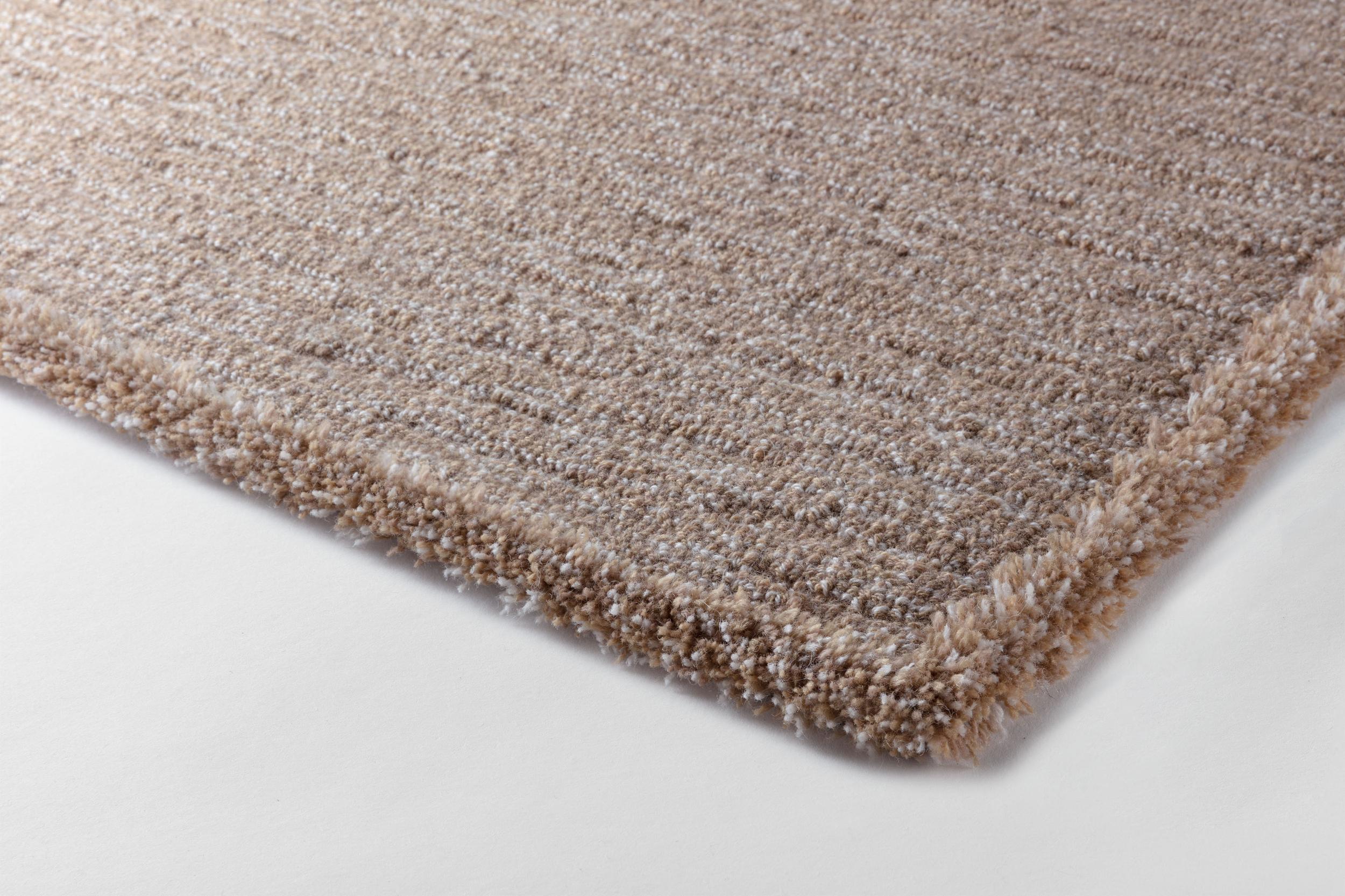 Schlafzimmer Teppich Zumba Pure Antique Bronze aus 100% Wolle, in der Farbe Antique Bronze | Homerugs - Detailsicht (3)