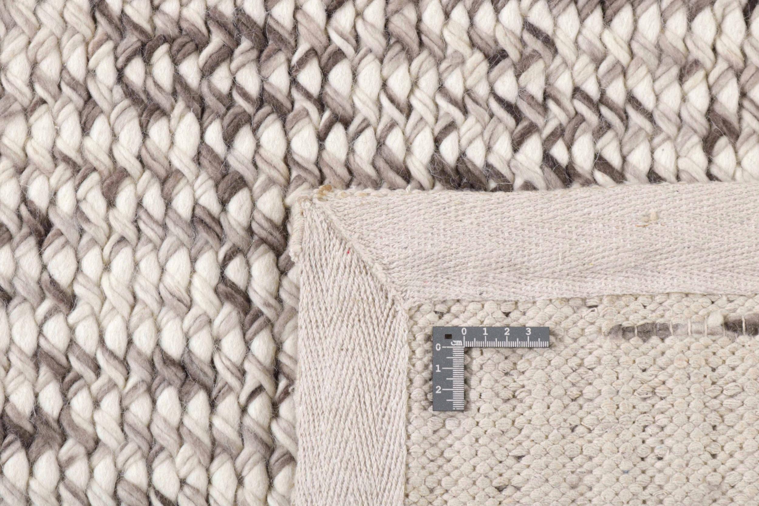 Teppich Rainbow Dove aus 80 % Wolle, 20 % Baumwolle, in Farbe/n Braun | Homerugs - Raumansicht