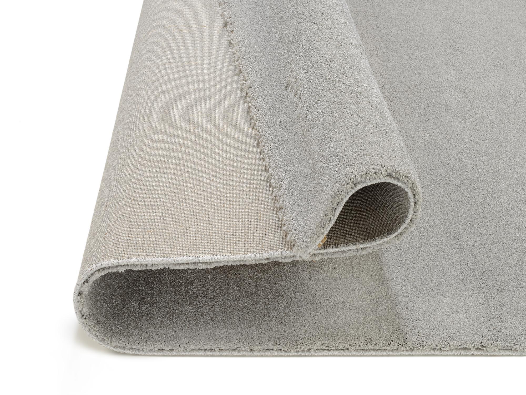 Rug Negris 08 Grau, 100% Polypropylene, in colour Grey | Homerugs - Detail View (5)