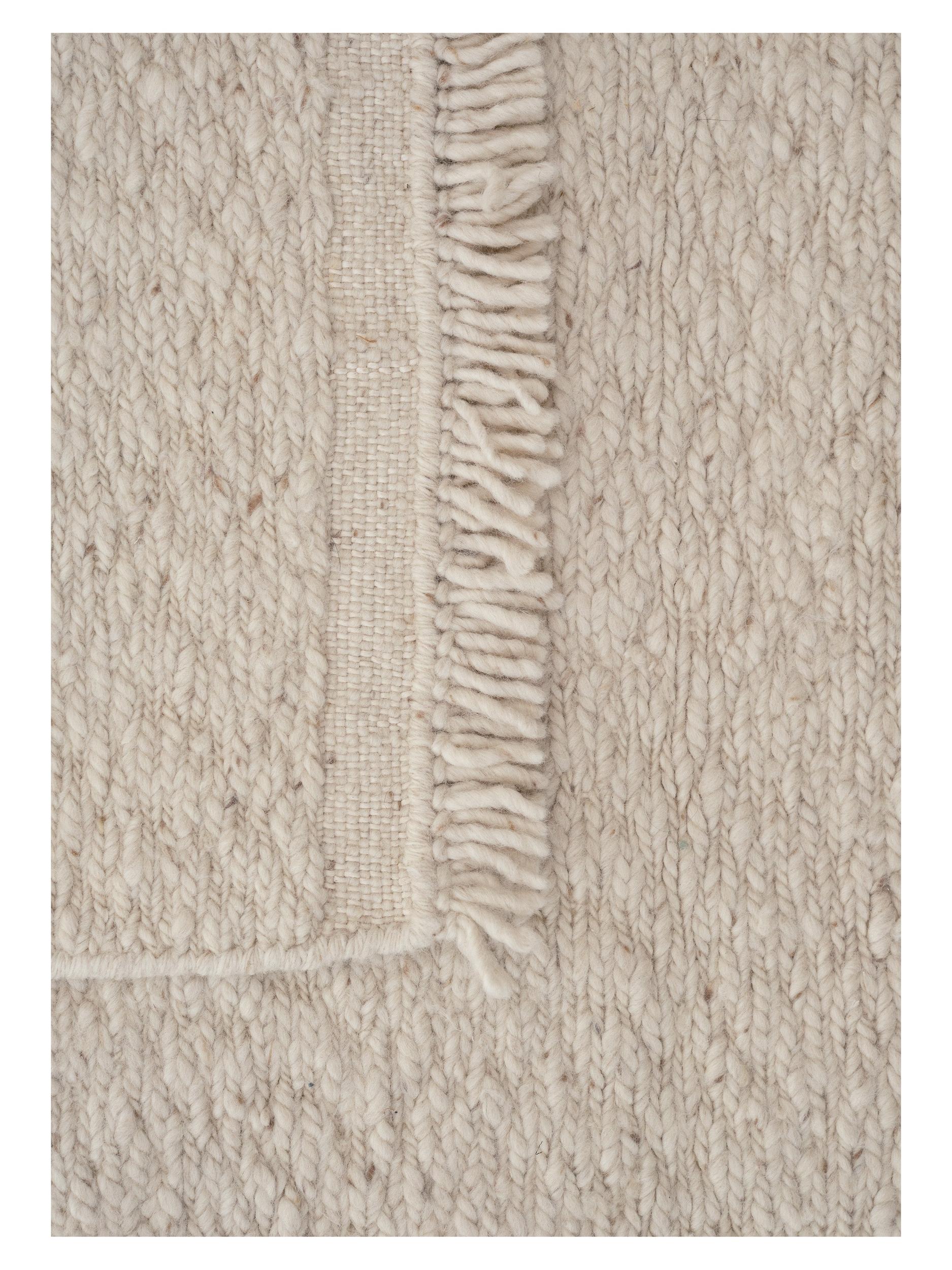 Schlafzimmer Teppich Blonde Maze Beige aus 100% Viskose, in der Farbe Beige | Homerugs - Raumansicht