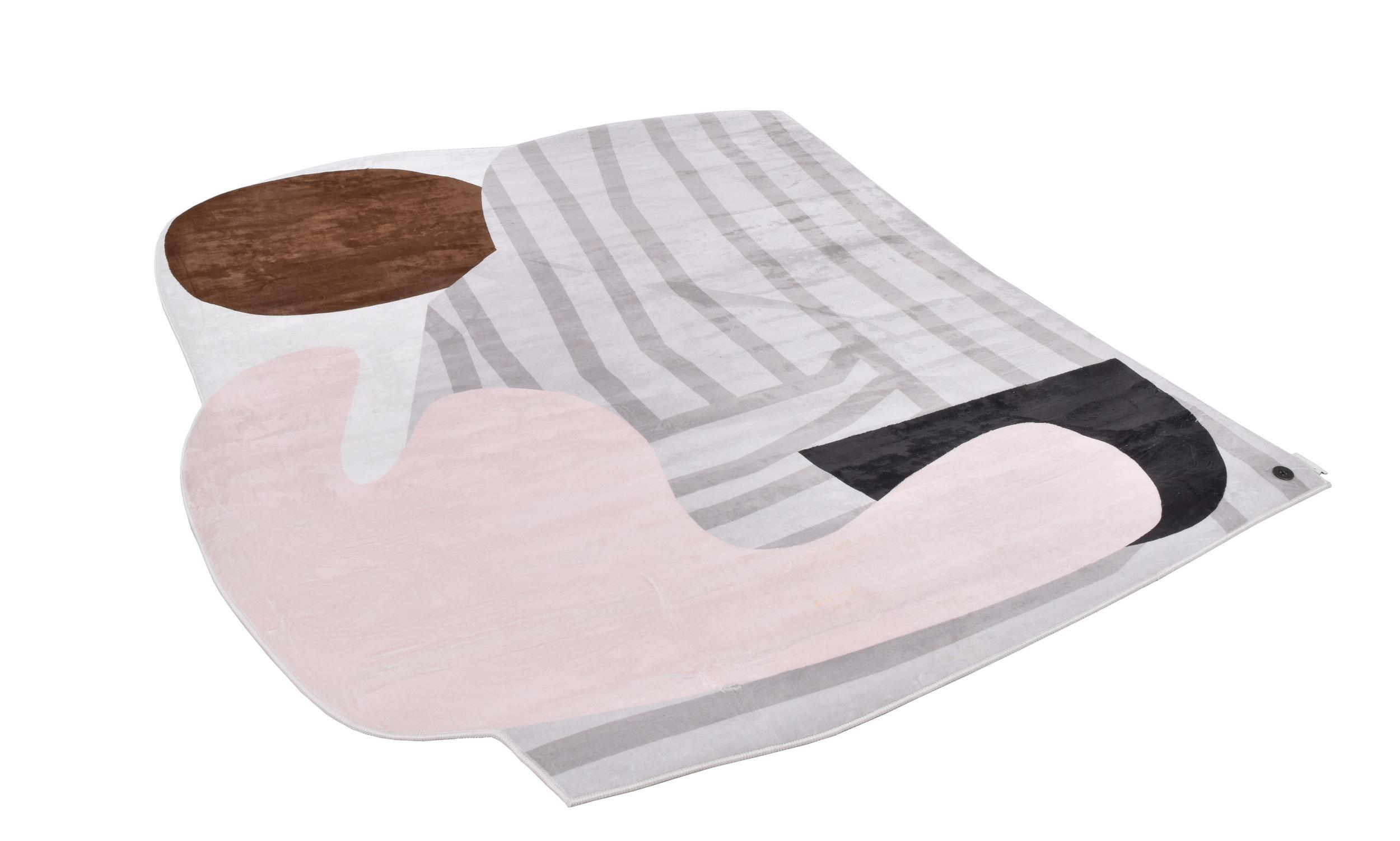 Flur / Korridor Teppich Shapes Seven 655 Grey/Multi aus 100% Polyester (Microfaser), in der Farbe Grey/Multi | Homerugs - Raumansicht