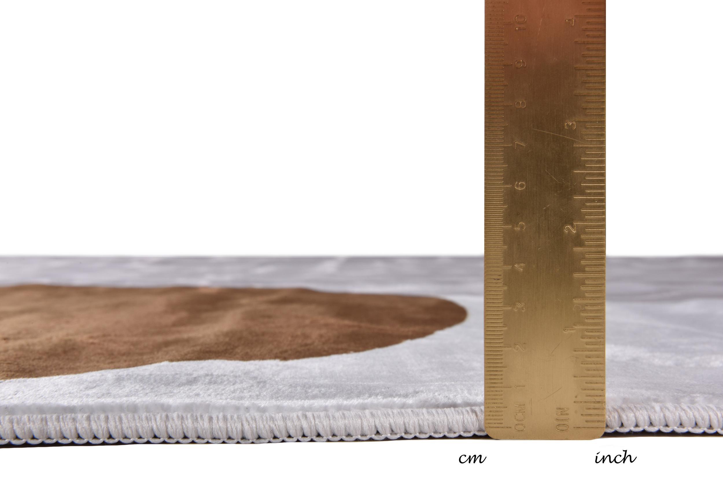 Flur / Korridor Teppich Shapes Seven 655 Grey/Multi aus 100% Polyester (Microfaser), in der Farbe Grey/Multi | Homerugs - Draufsicht