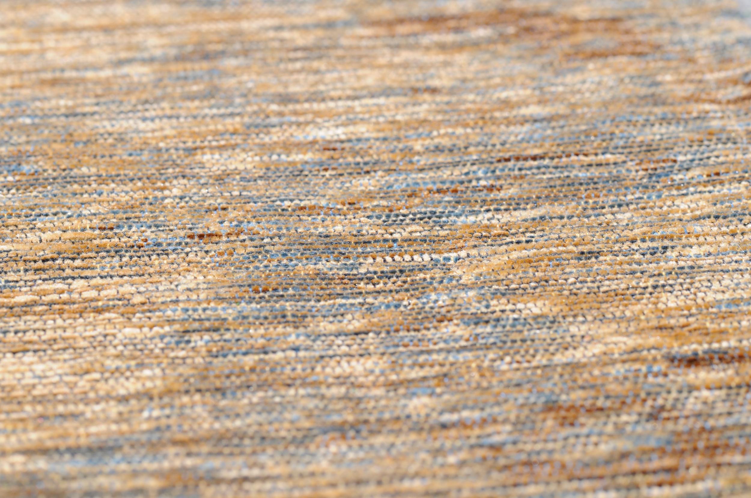 Wohnzimmer Teppich Heritage Cloud 870 Gold aus 30% Baumwolle, 34% Polyester, 36% Chenille, in der Farbe Gold | Homerugs - Detailsicht (5)