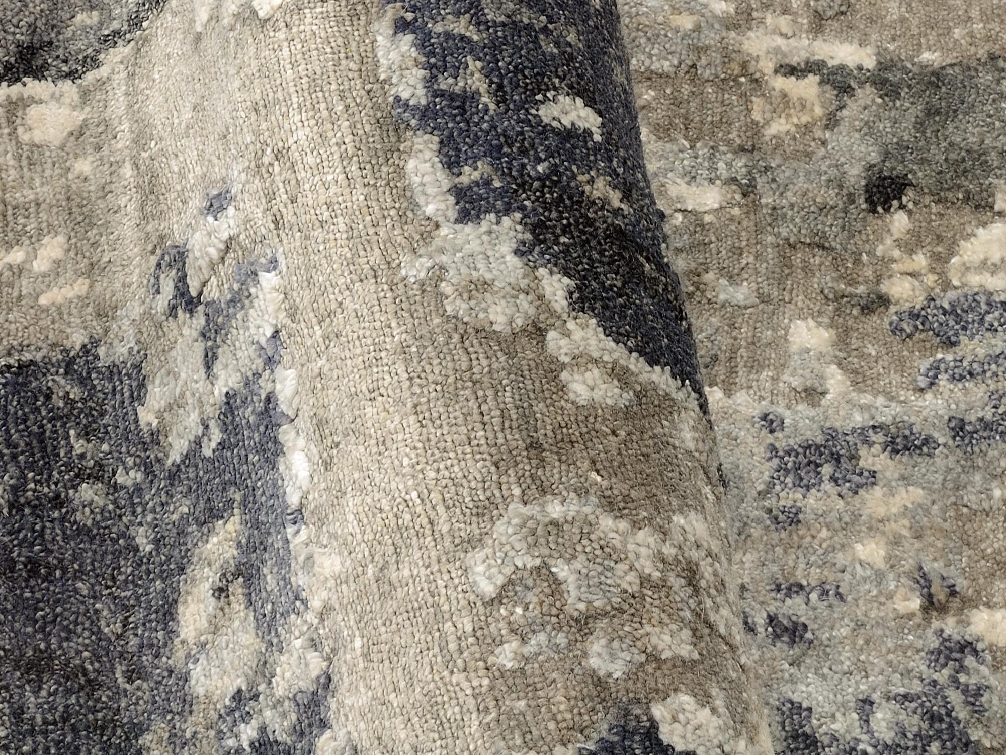 Bedroom rug Vernissage 11 Grau-Mix, Natural fibre, in colour Grey mix | Homerugs - Detail View (6)