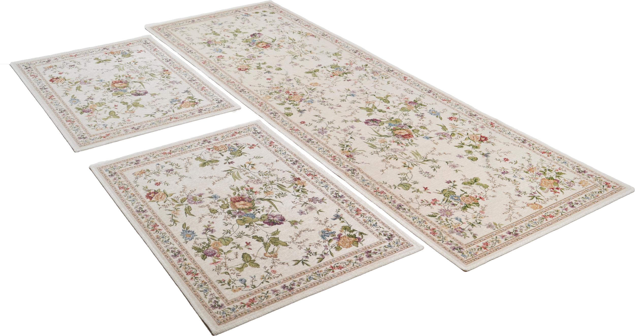 Bedroom rug Flomi Sagrini 580 Cream, Natural fibre, in colour Cream | Homerugs - Detail View (5)