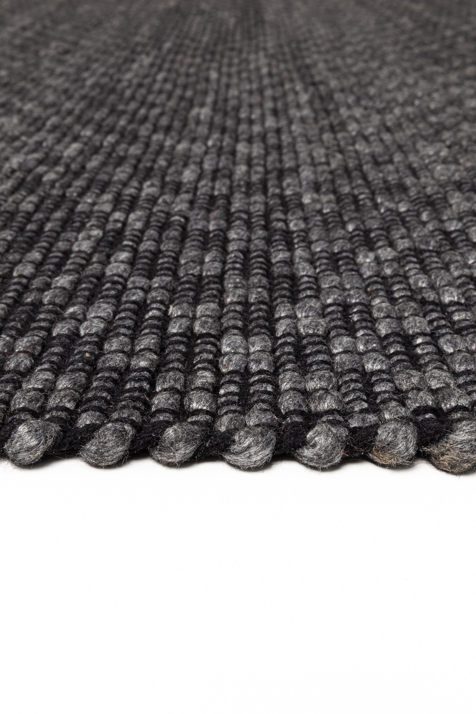Ligne Pure Einfarbiger Teppich Rhythm Graphite | Homerugs - Dein TEPPICH-Onlineshop | Mood view