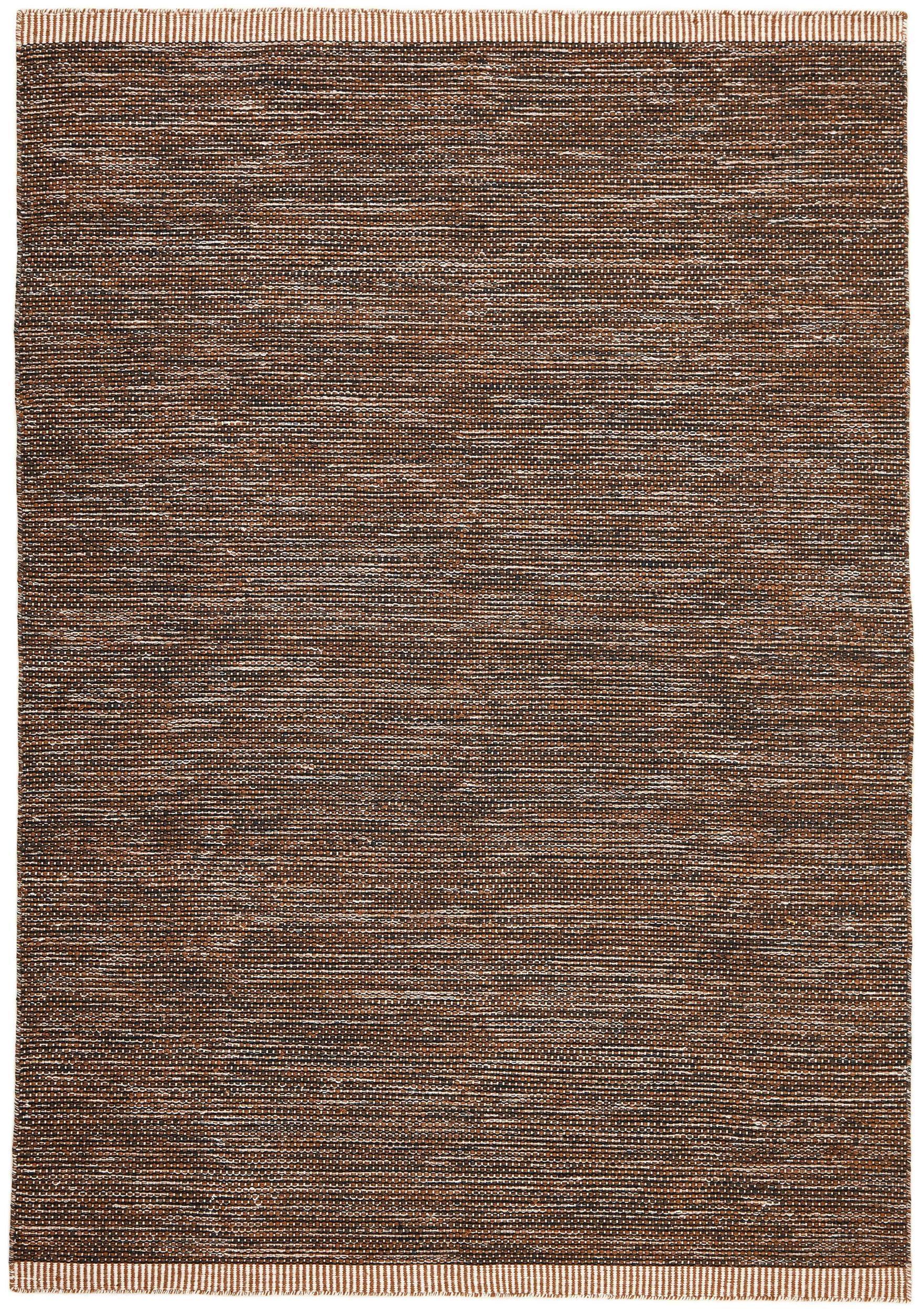 Teppich Atlas WD-170191, Brown White aus Wolle, in der Farbe Black | Homerugs - Draufsicht