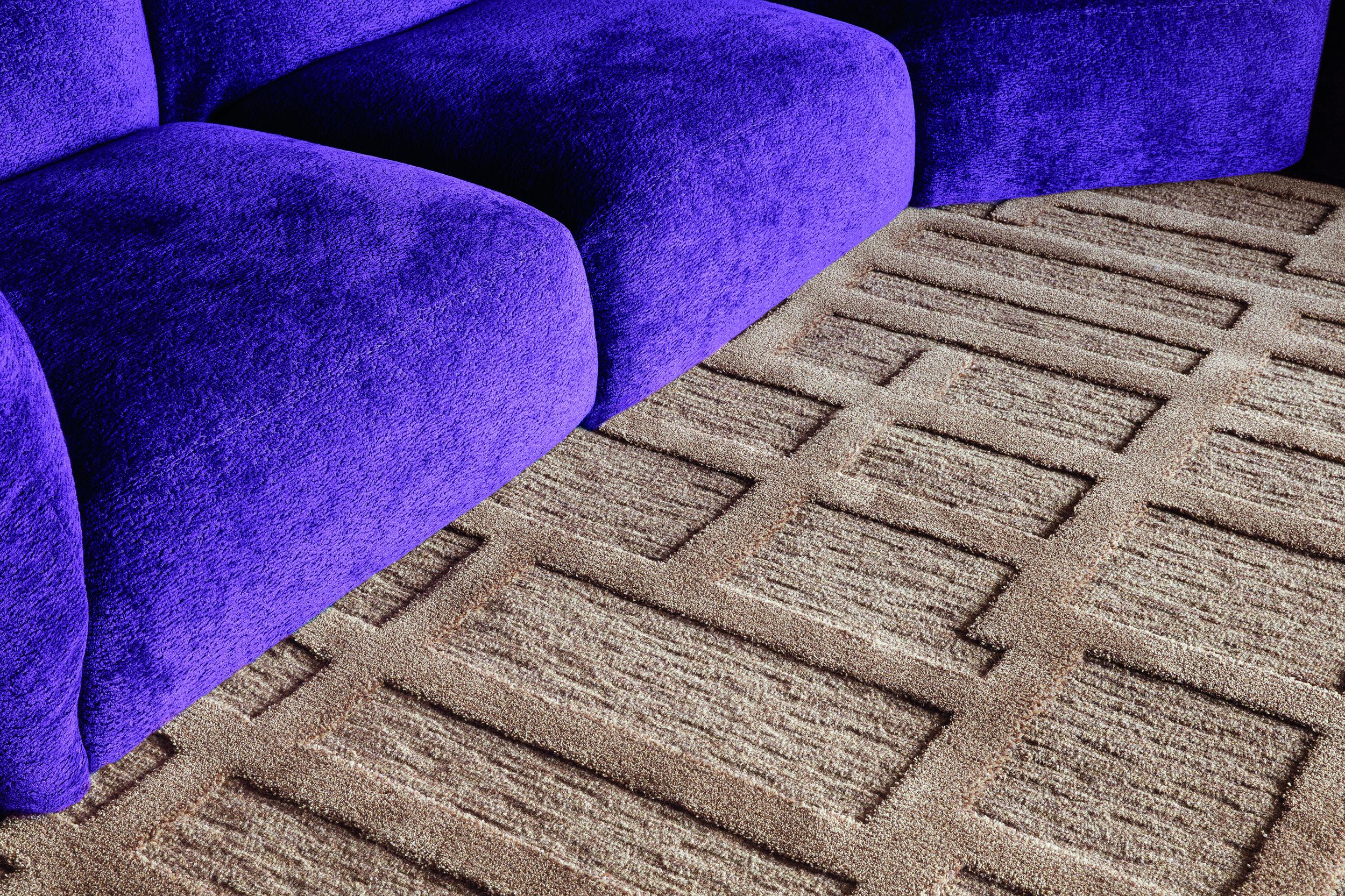 Wohnzimmer Teppich Zumba Grado Jojoba Mocha aus 100% Wolle, in der Farbe Jojoba Mocha | Homerugs - Detailsicht (4)