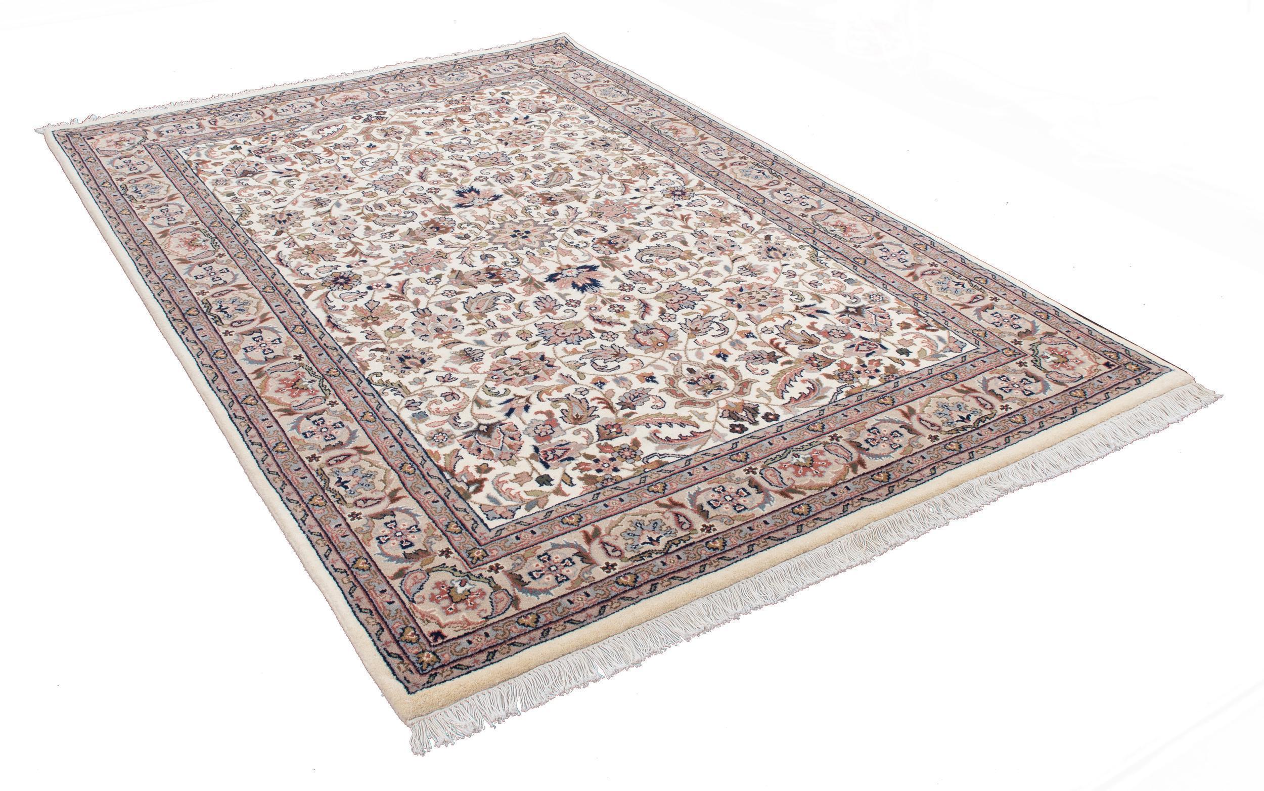 Living room rug Benares Isfahan 571 Cream/Brown, Natural fibre, in colour Cream/Brown | Homerugs - Detail View (5)