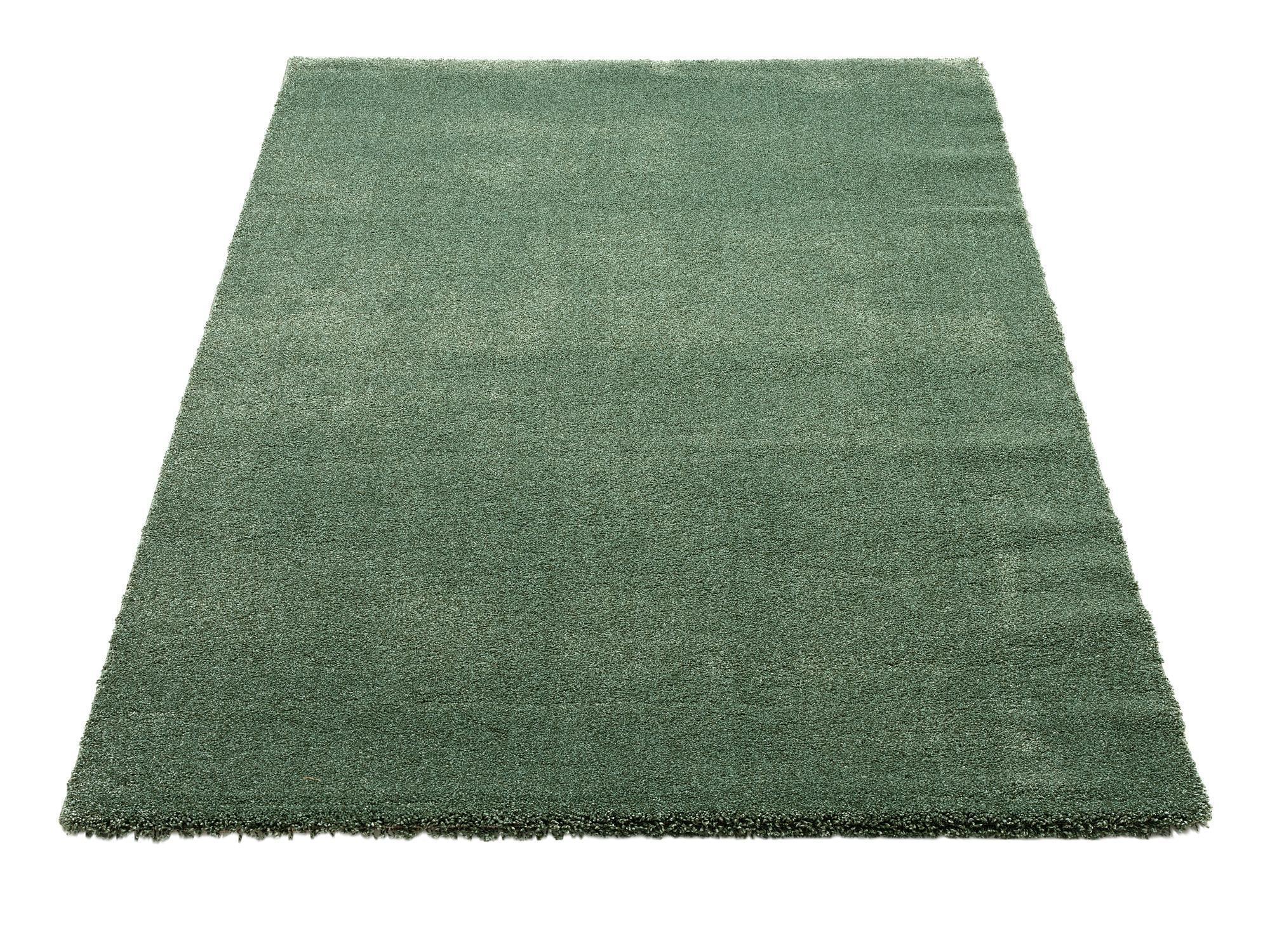 Rug Negris 08 Grün, 100% Polypropylene, in colour Green | Homerugs - Detail View (6)