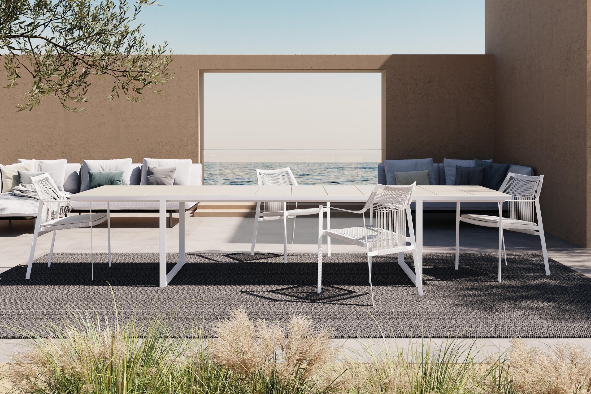 Outdoor Teppich Patio Graphite aus 100% Polypropylen, in der Farbe Graphite | Homerugs - Detailsicht (3)