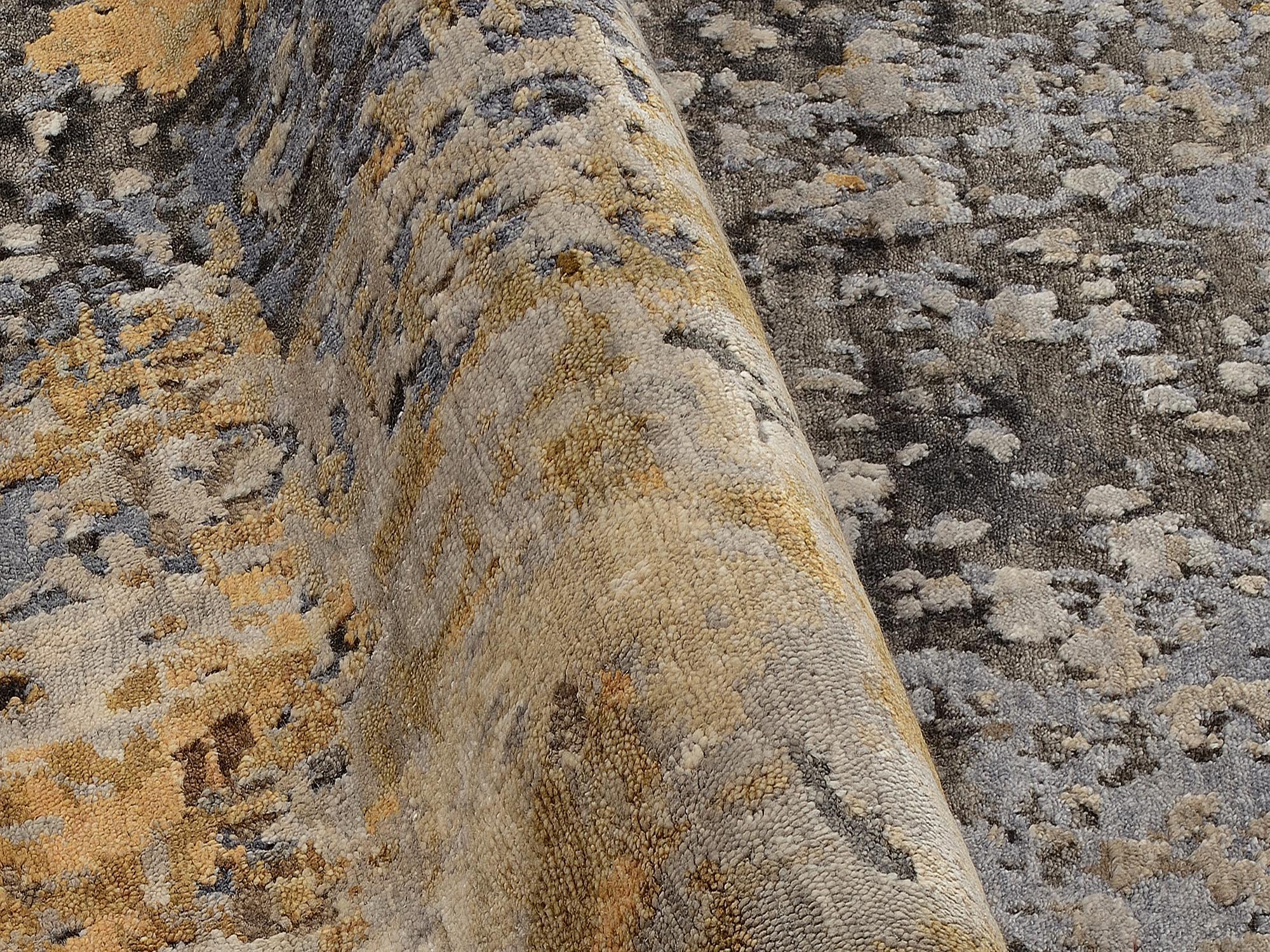 Bedroom rug Vernissage 16 Charcoal, Natural fibre, in colour Charcoal | Homerugs - Detail View (7)