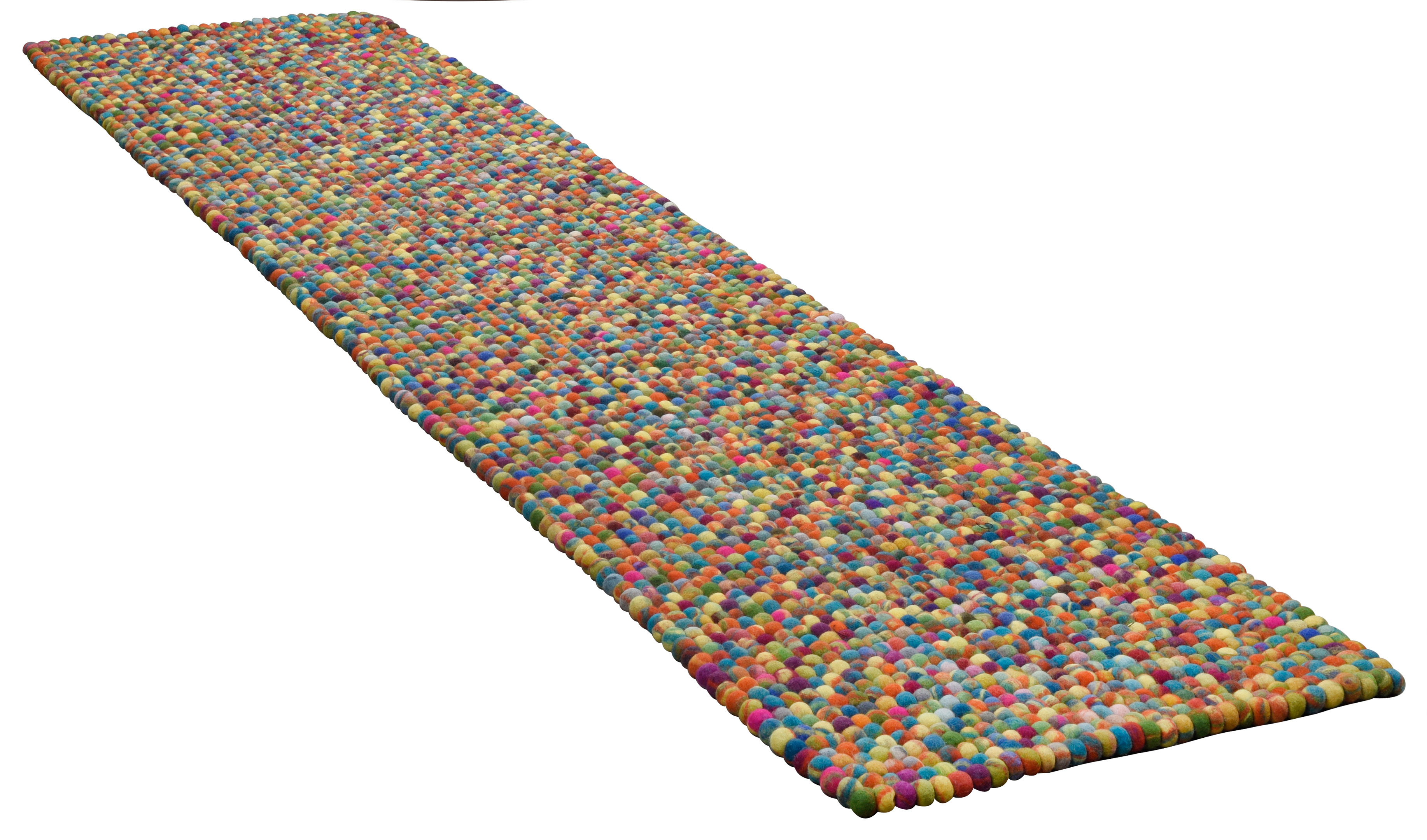 Wool rug Felty 2.2 Uni 802 Multicolor | Homerugs - Your online rug store | 03 view