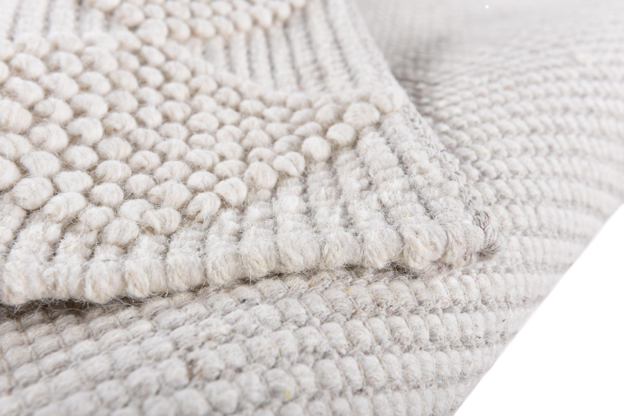 Wohnzimmer Teppich Bergen 630 100 Natural aus 100% Schurwolle, in der Farbe Natural | Homerugs - Detailsicht (7)