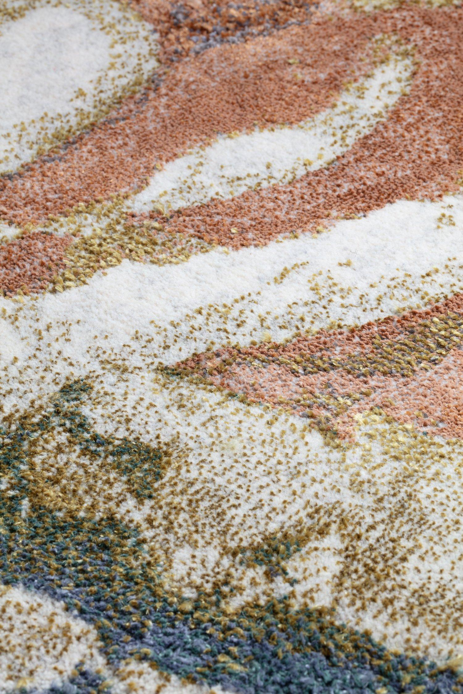 Wohnzimmer Teppich Bloom Multi aus 50% Wolle, 50% PES, in der Farbe Multi | Homerugs - Detailsicht (3)