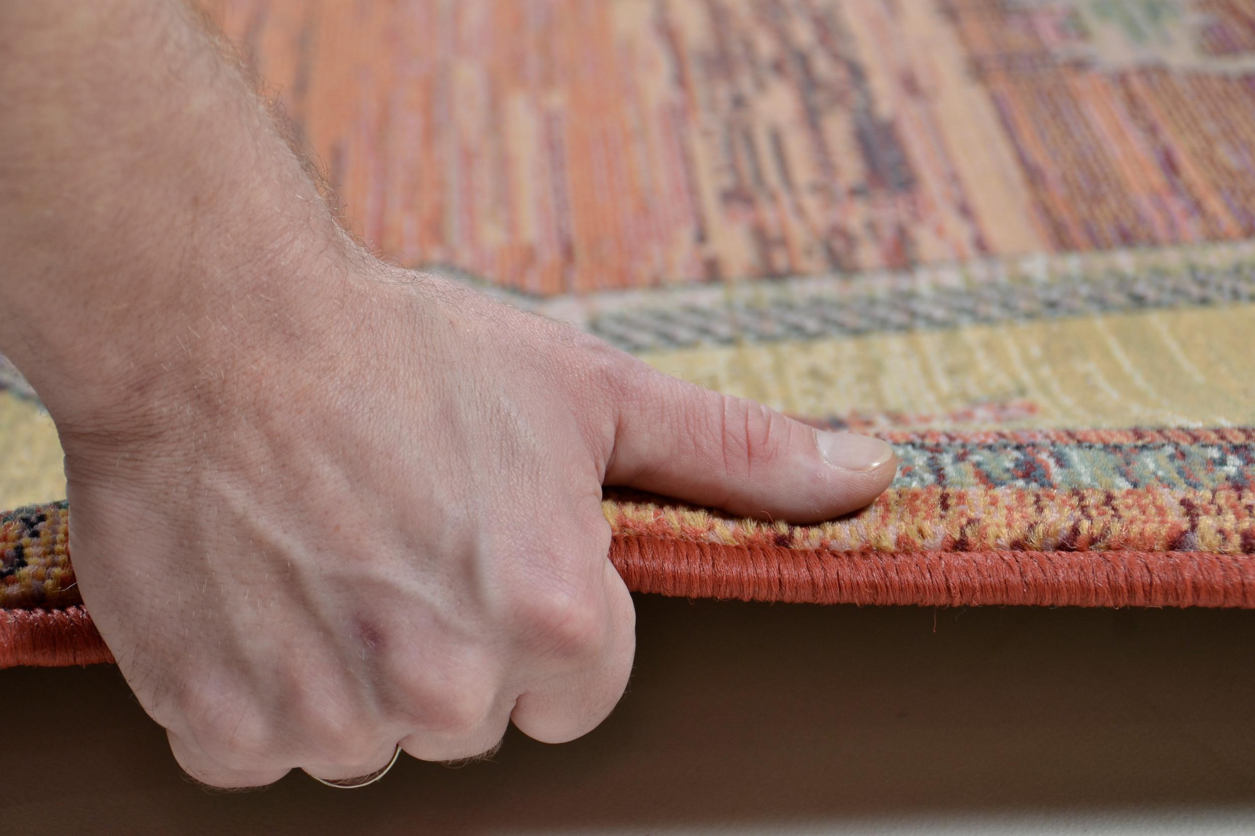 Schlafzimmer Teppich Gabiro 2 450 Terra aus 100% Polypropylen, in der Farbe Terra | Homerugs - Detailsicht (6)