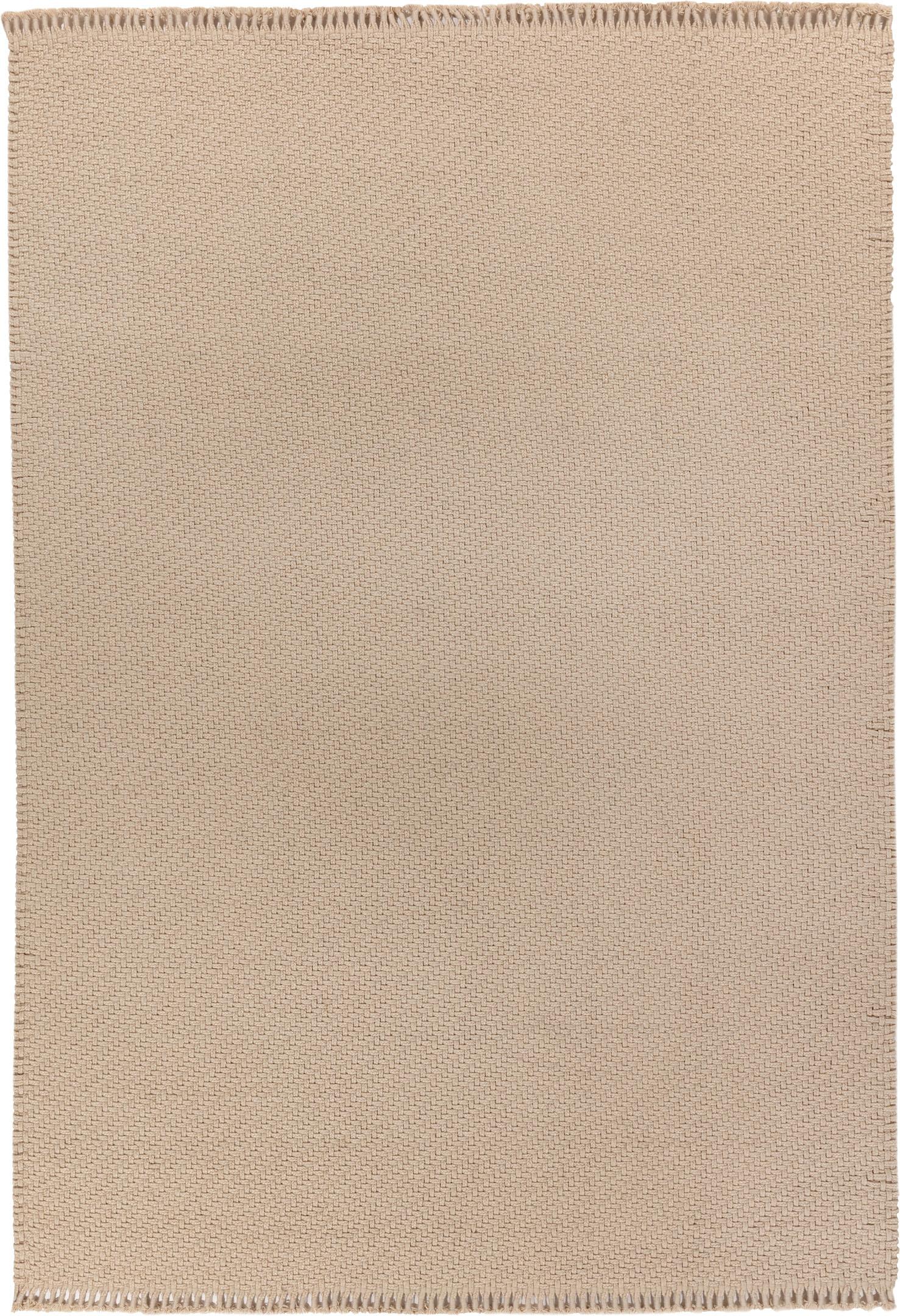 Schlafzimmer Teppich Dakar Pure Porcelain aus 76% Wolle - 24% Sisal, in der Farbe Porcelain | Homerugs - Draufsicht