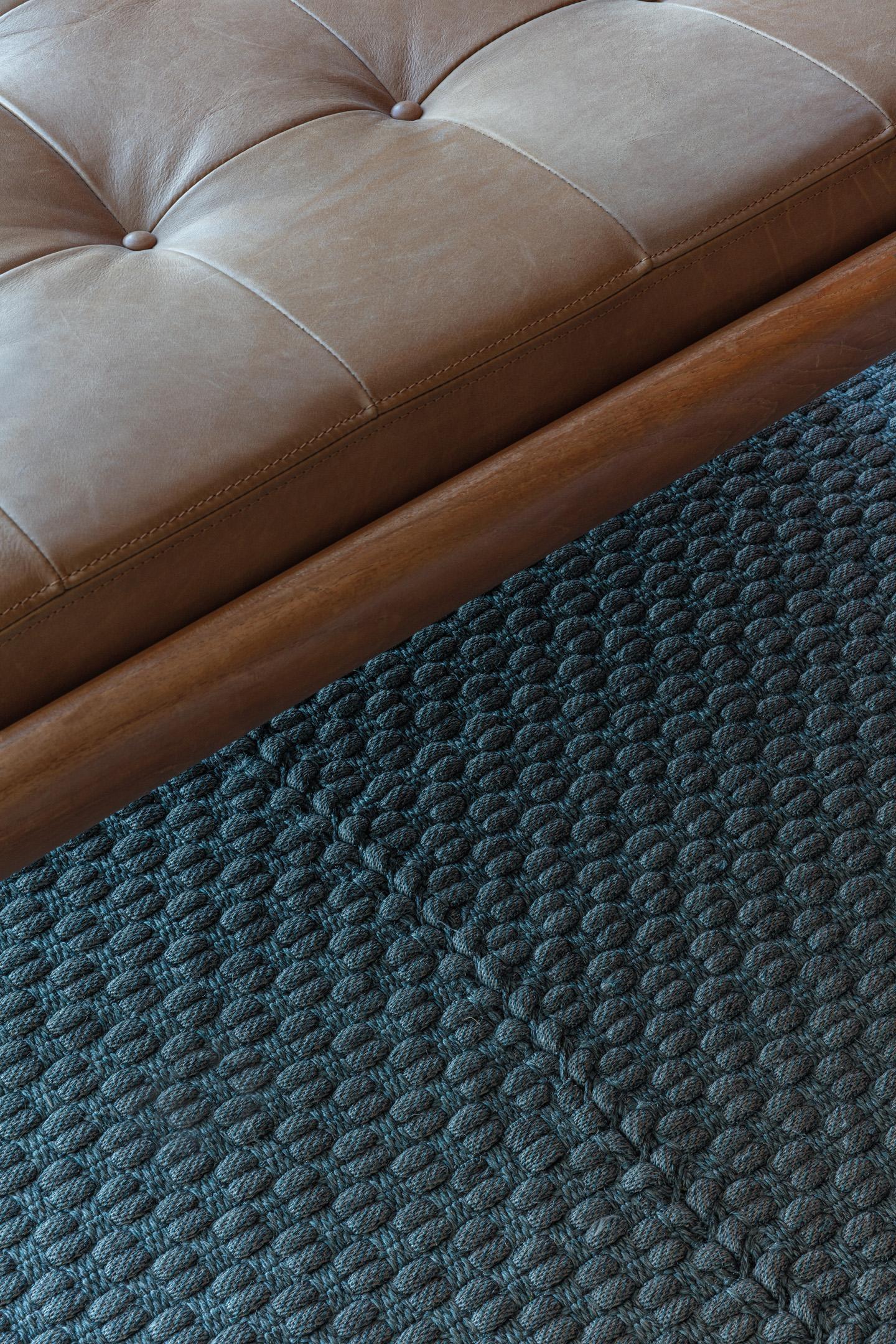 Outdoor Teppich Pebble Beach Pacific aus 100% Polypropylen, in der Farbe Pacific | Homerugs - Detailsicht (3)