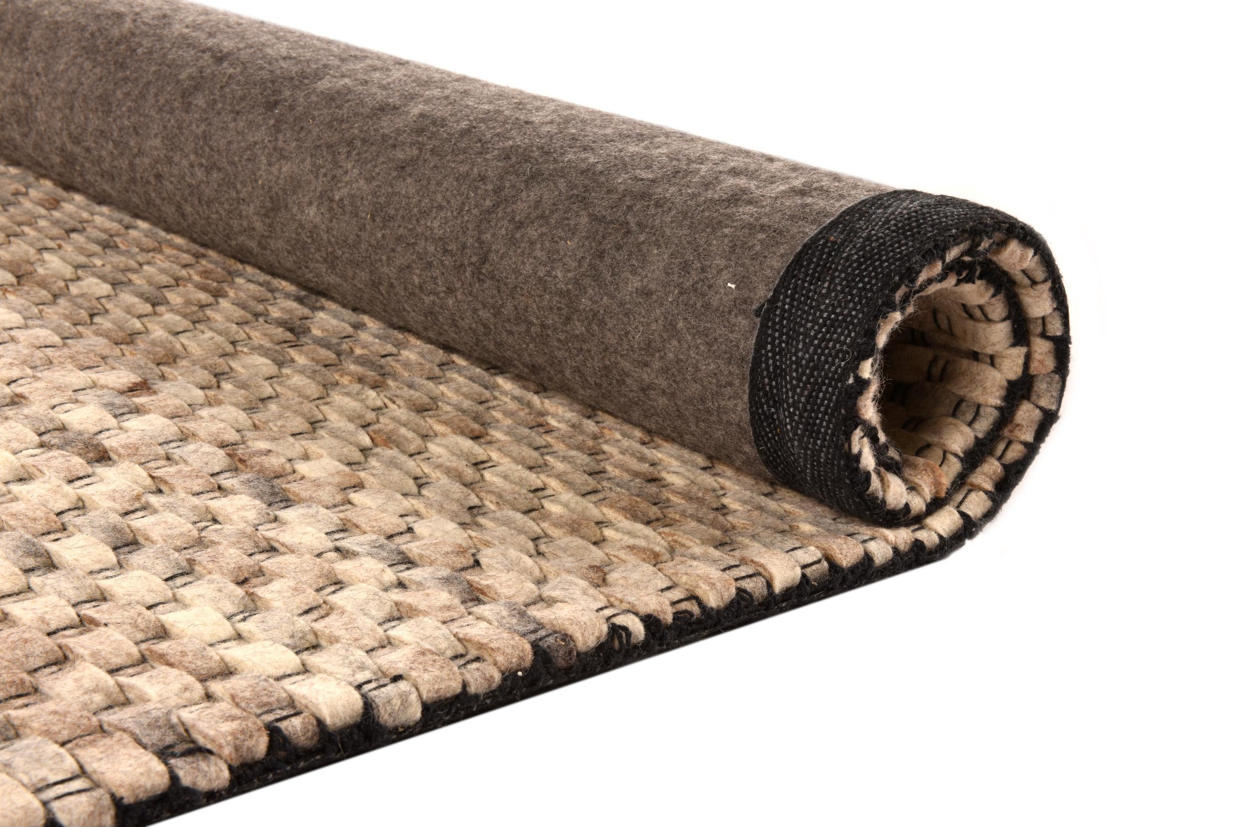 Wohnzimmer Teppich Tauern 3735 125 Natural/Beige aus 100% Schurwolle, in der Farbe Natural/Beige | Homerugs - Raumansicht