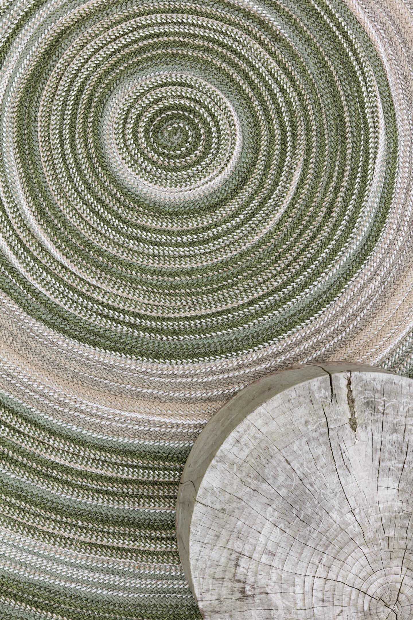 Outdoor Teppich Levante Mystic Green aus 100% Polypropylen, in der Farbe Mystic Green | Homerugs - Detailsicht (3)