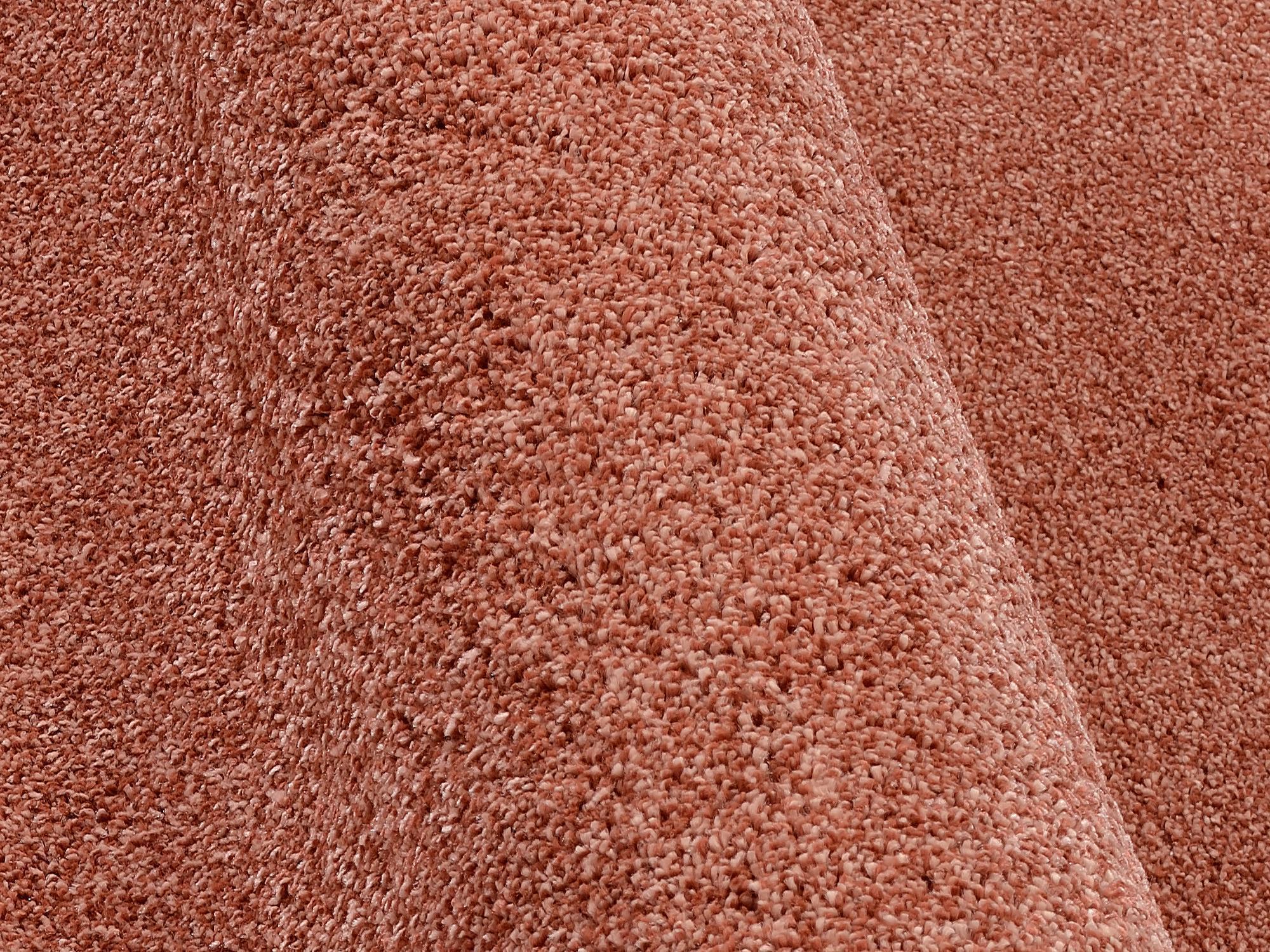 Teppich Negris 08 Rosenholz aus 100% Polypropylen, in der Farbe Rosenholz | Homerugs - Detailsicht (5)