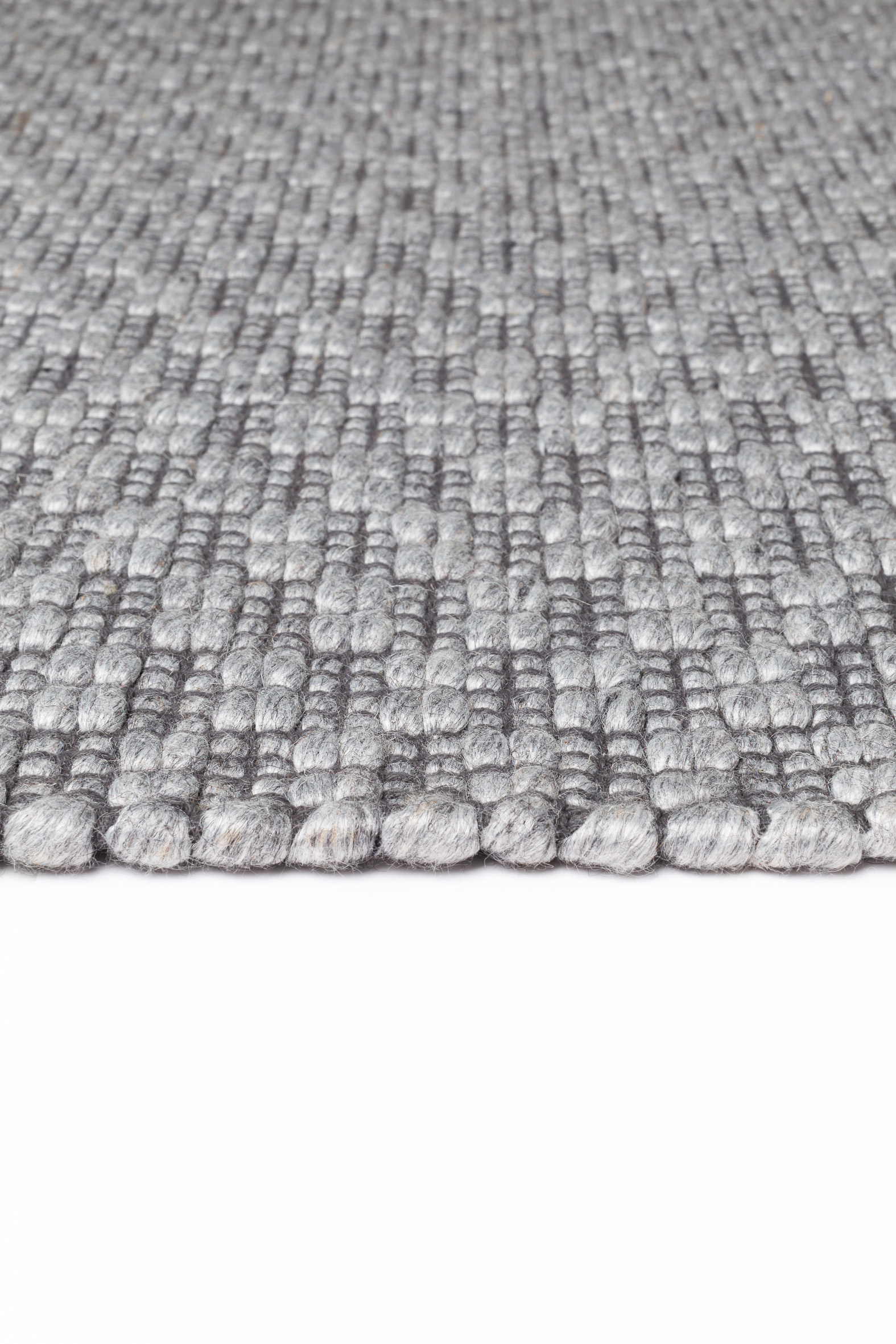 Ligne Pure Einfarbiger Teppich Rhythm Grey | Homerugs - Dein TEPPICH-Onlineshop | Mood view
