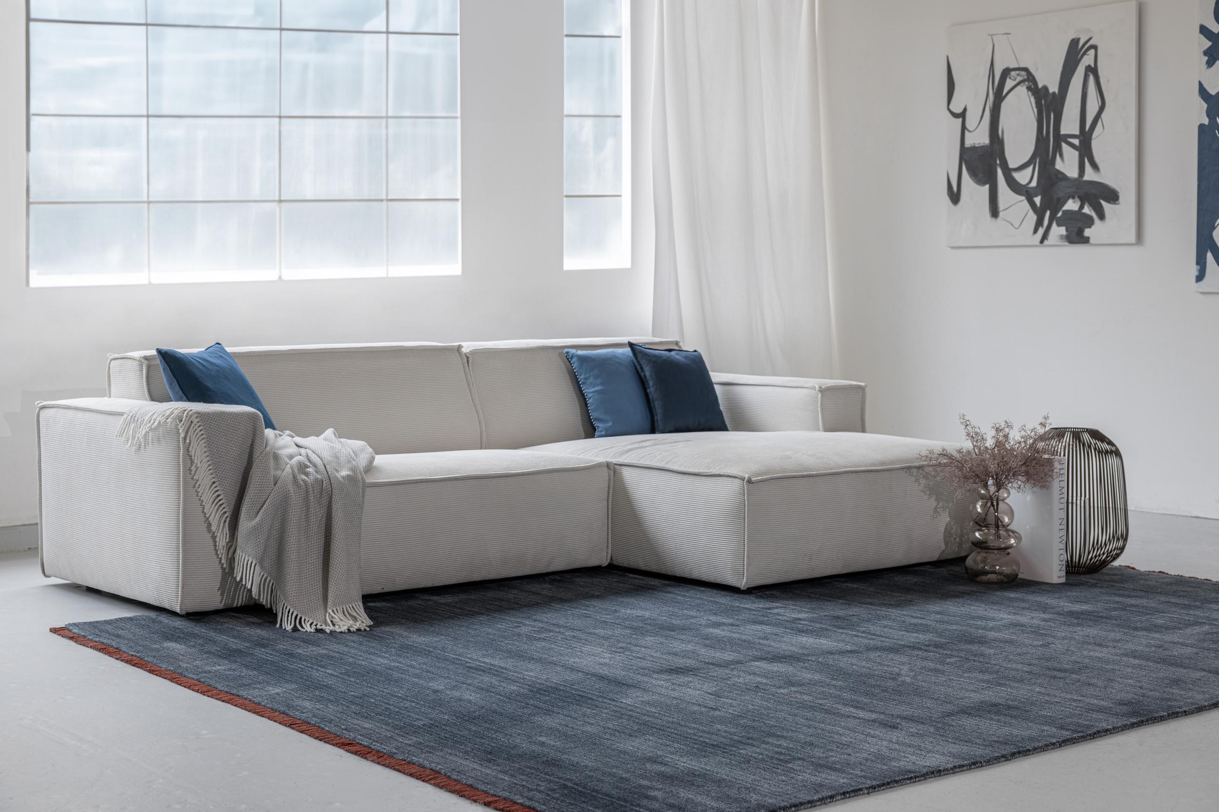 Schlafzimmer Teppich Pure Charcoal aus 80% Wolle, 20% Baumwolle, in der Farbe Charcoal | Homerugs - Detailsicht (5)