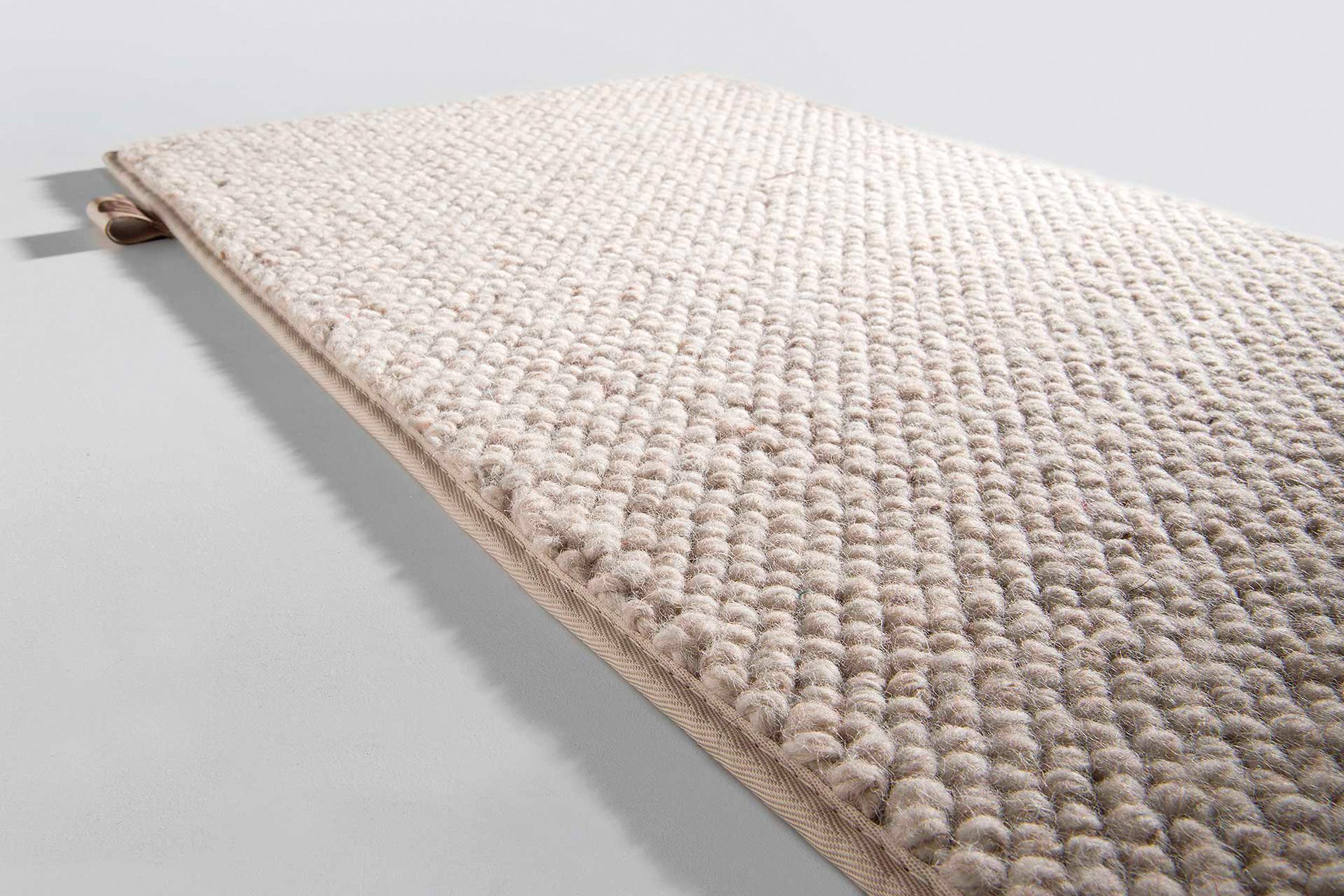 Flur / Korridor Teppich Mineral Stone aus 100% Wolle (Neuseeland), in der Farbe Stone | Homerugs - Detailsicht (4)