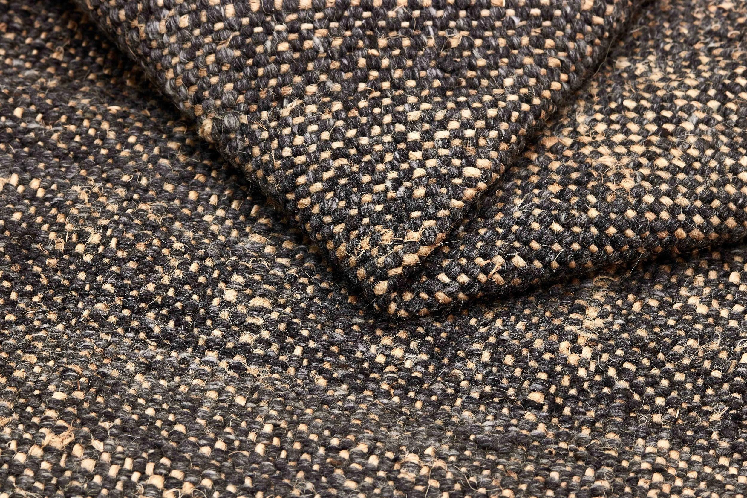 Teppich Nordic Nature 200024WD, Black aus Wolle, in der Farbe Black | Homerugs - Detailsicht (7)