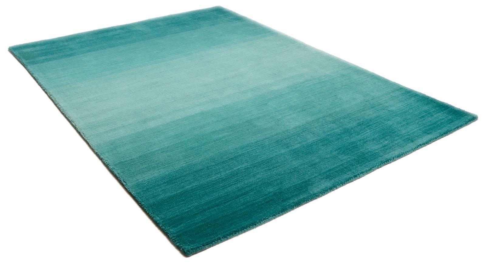 Wollteppich Wool Comfort Ombre 720 Turquoise | Homerugs - Dein TEPPICH-Onlineshop | 04 view