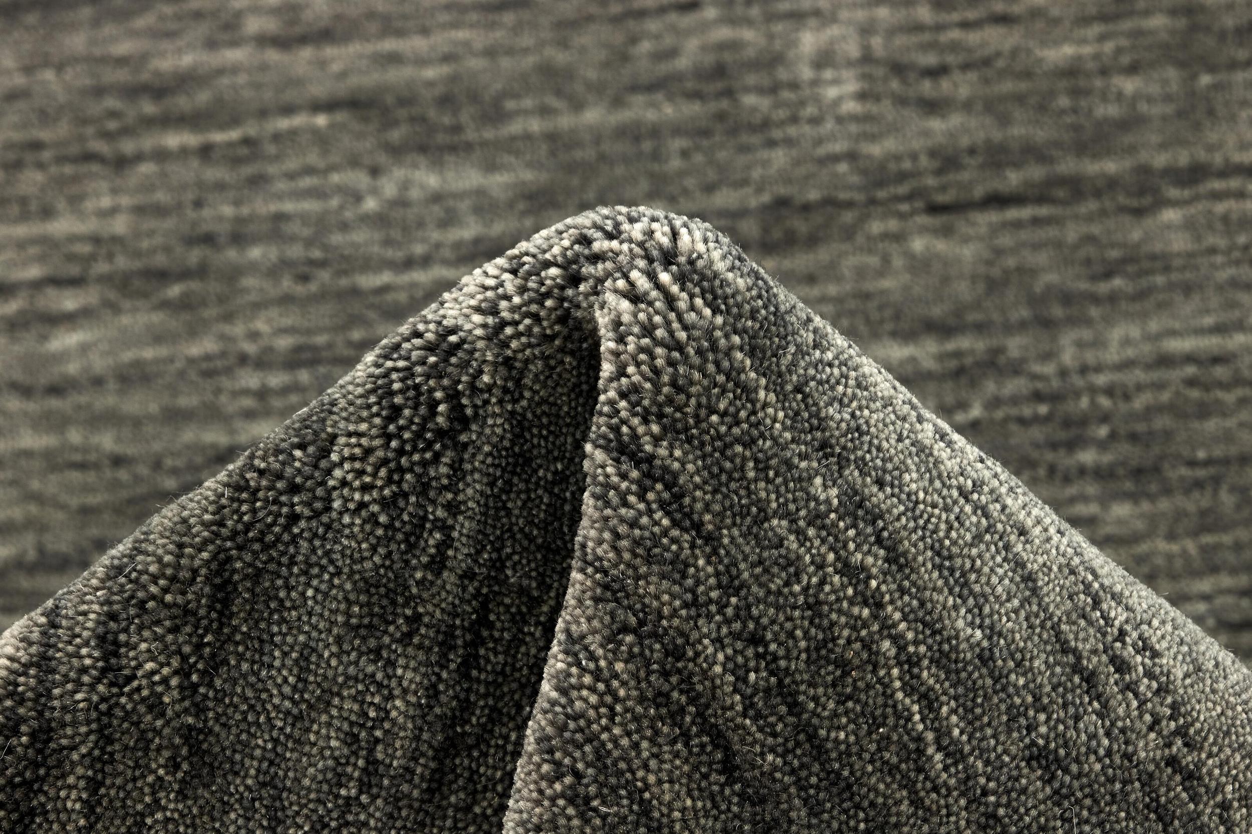 Teppich Panorama Uni HLC200126, Dark Grey aus Wolle, in Farbe/n Grau | Homerugs - Detailsicht (7)