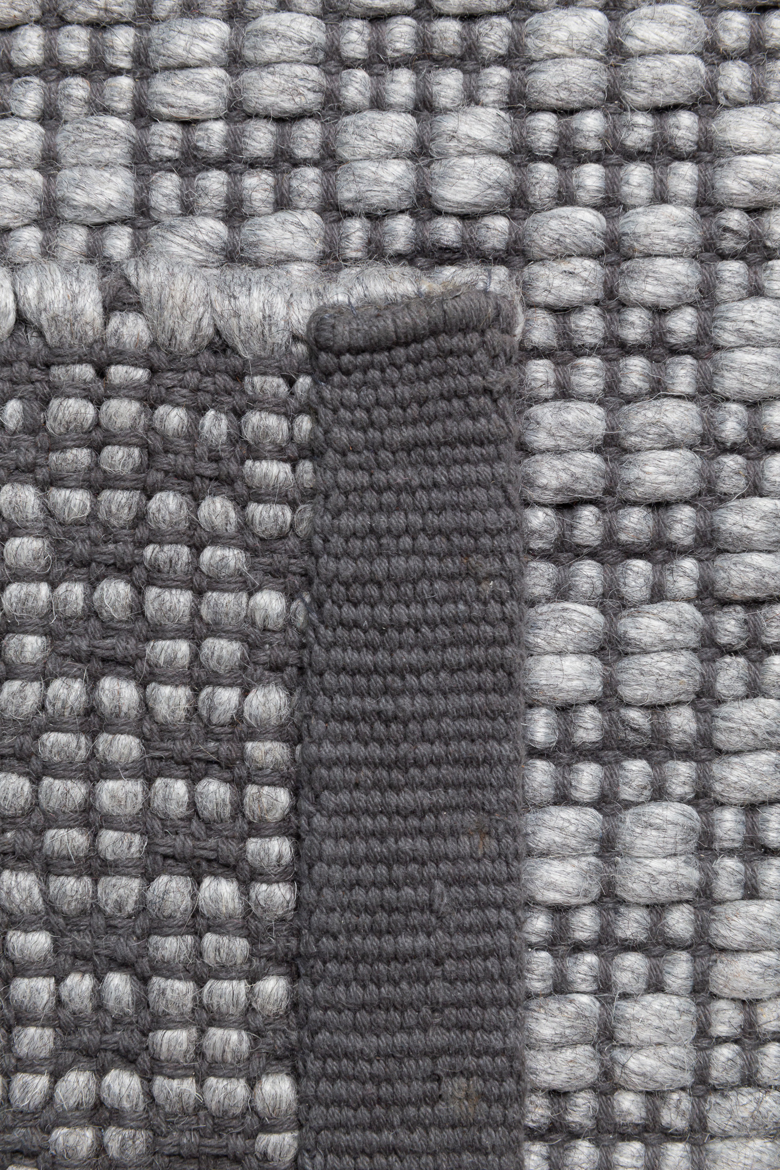 Ligne Pure Einfarbiger Teppich Rhythm Grey | Homerugs - Dein TEPPICH-Onlineshop | Mood view