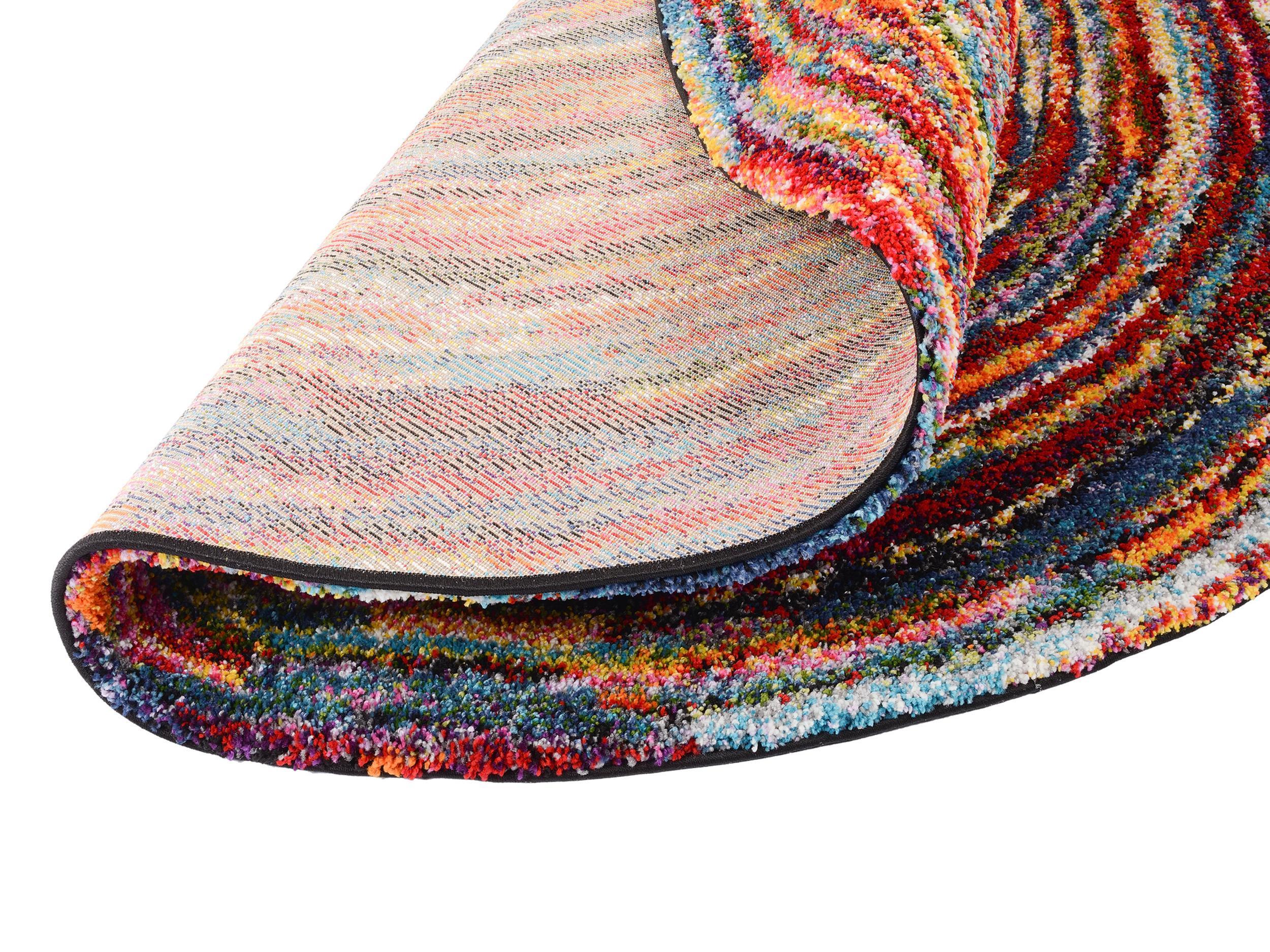 Wohnzimmer Teppich Colourful Dreams 05 Multicolor aus 100% Polypropylen, in der Farbe Multicolor | Homerugs - Detailsicht (4)