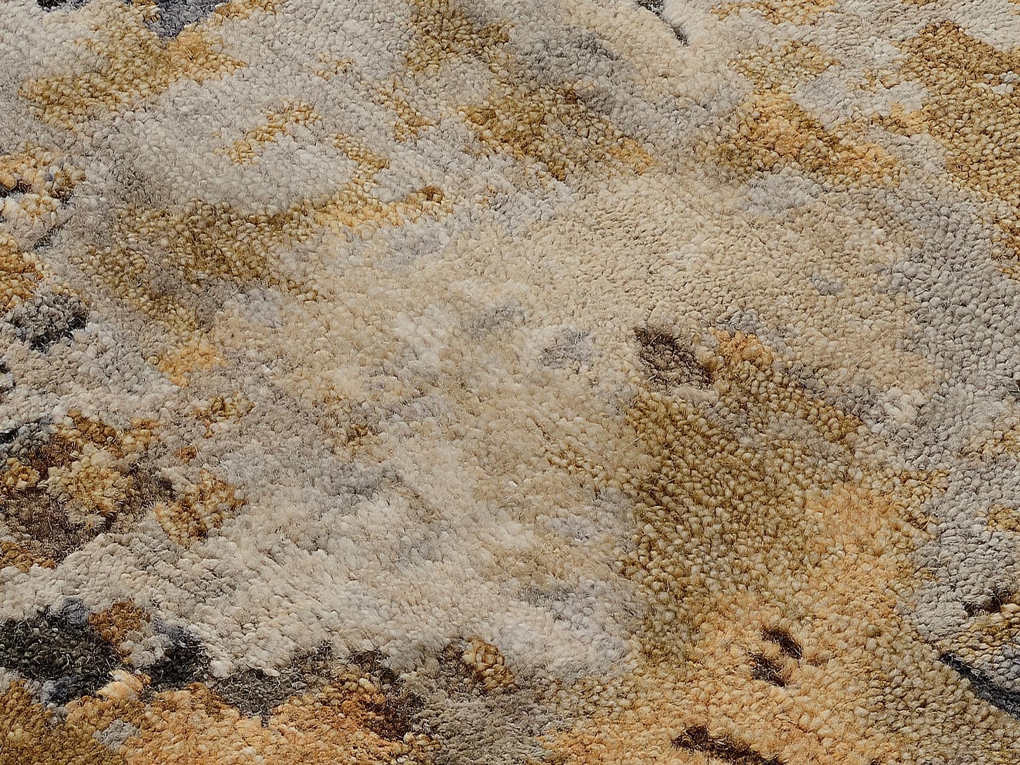 Bedroom rug Vernissage 16 Charcoal, Natural fibre, in colour Charcoal | Homerugs - Detail View (4)