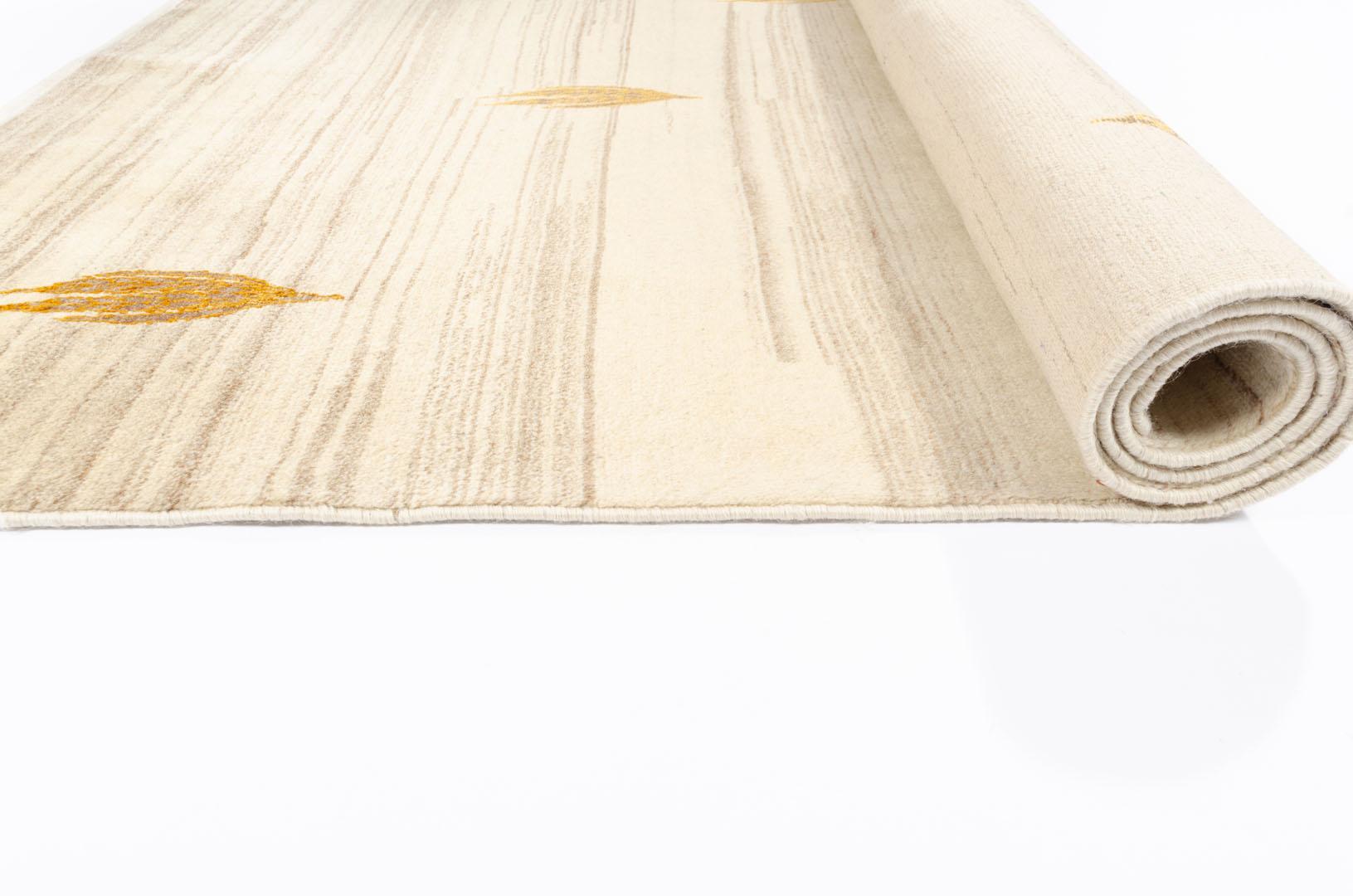 Teppich Gabbeh Teppich - Beige aus 100% Wolle, in der Farbe Beige | Homerugs - Detailsicht (5)