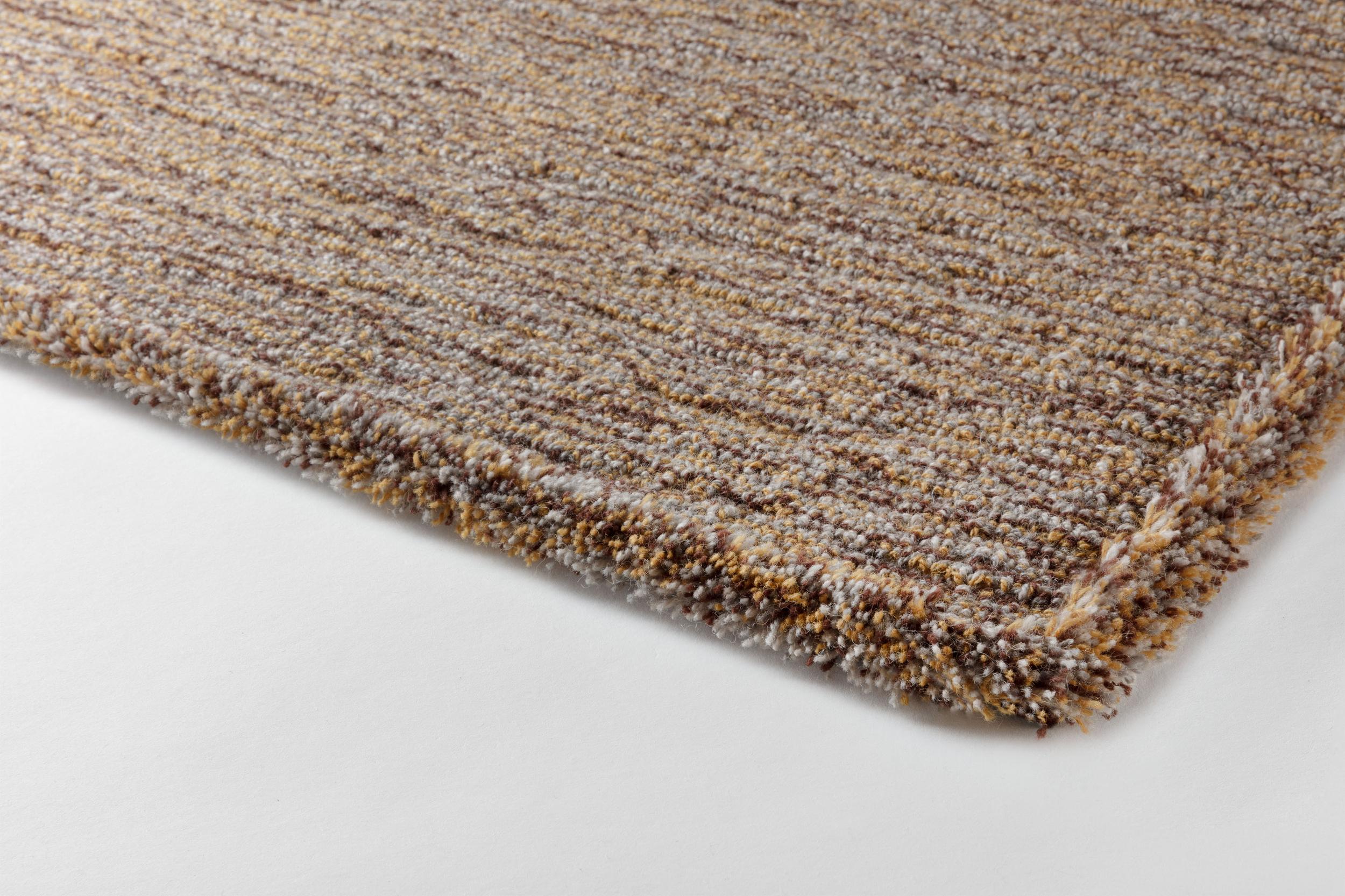 Wohnzimmer Teppich Zumba Pure Golden Peanut aus 100% Wolle, in der Farbe Golden Peanut | Homerugs - Detailsicht (3)