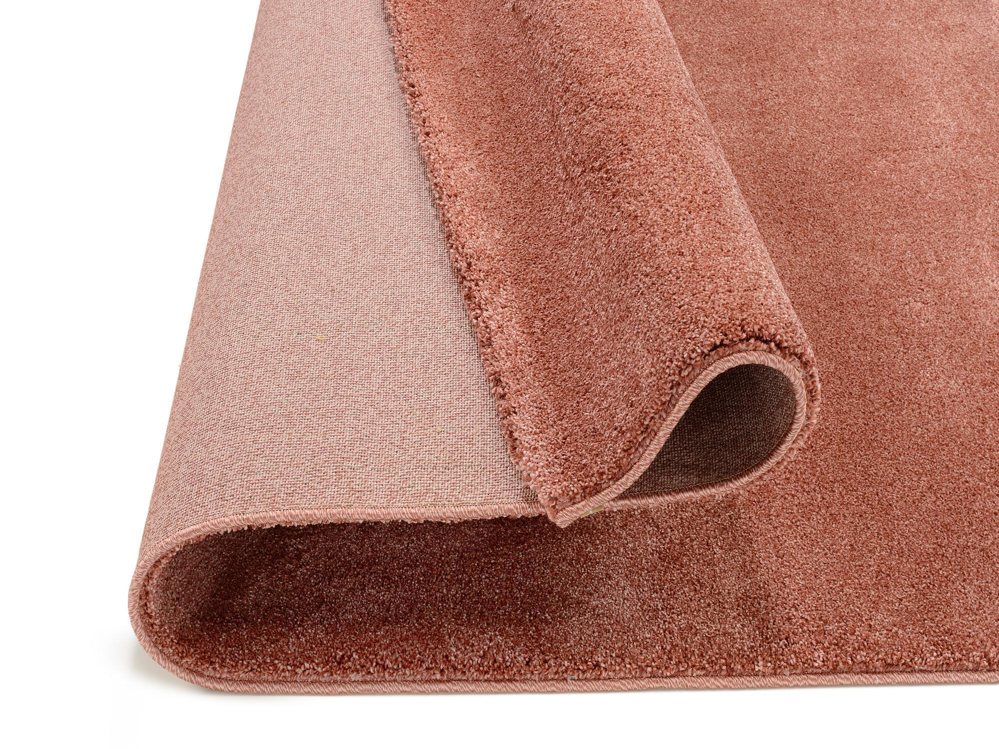 Teppich Negris 08 Rosenholz aus 100% Polypropylen, in der Farbe Rosenholz | Homerugs - Detailsicht (4)