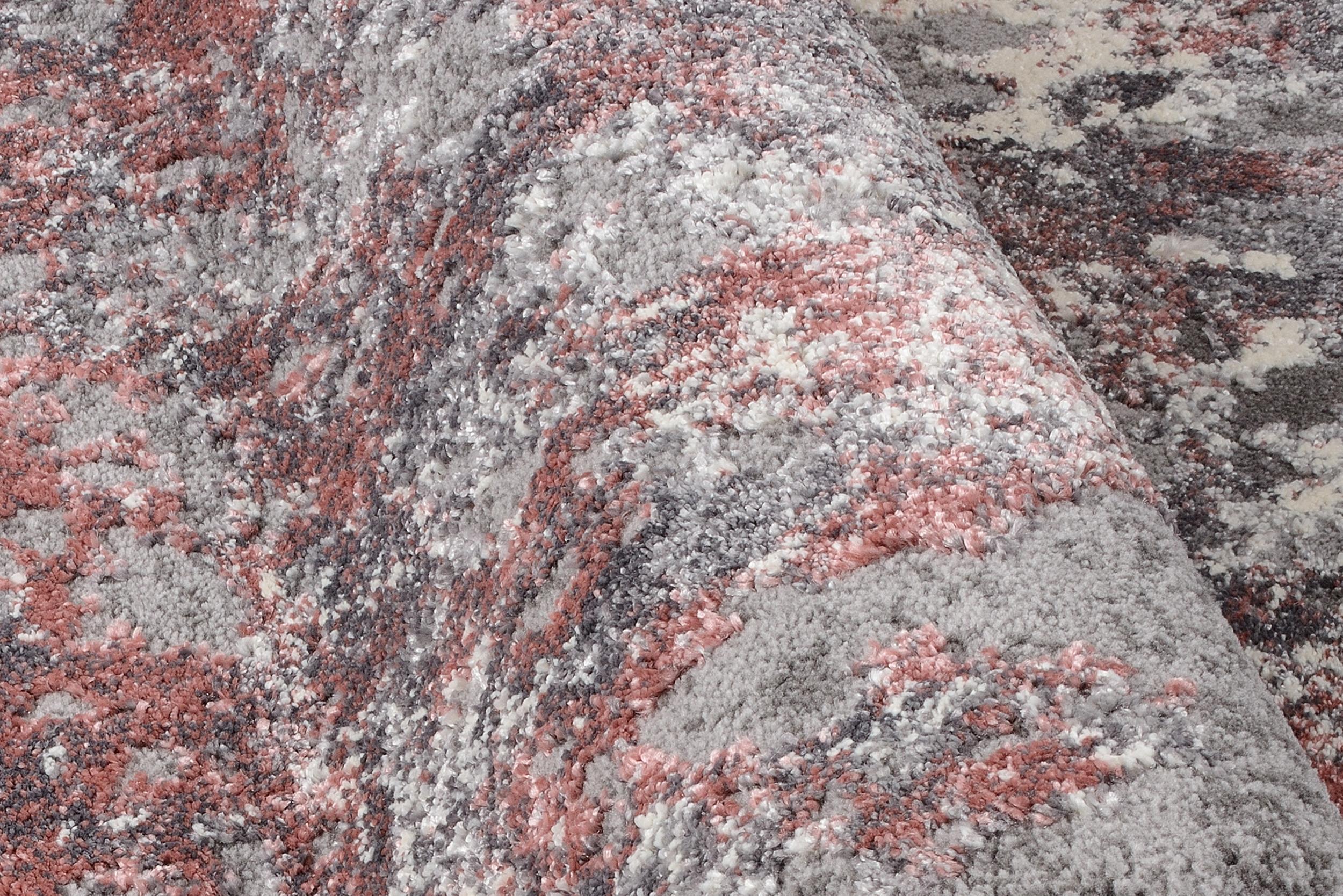 Teppich Expression Rosenholz aus 75% Polypropylen, 25% Polyester, in der Farbe Rosenholz | Homerugs - Detailsicht (4)