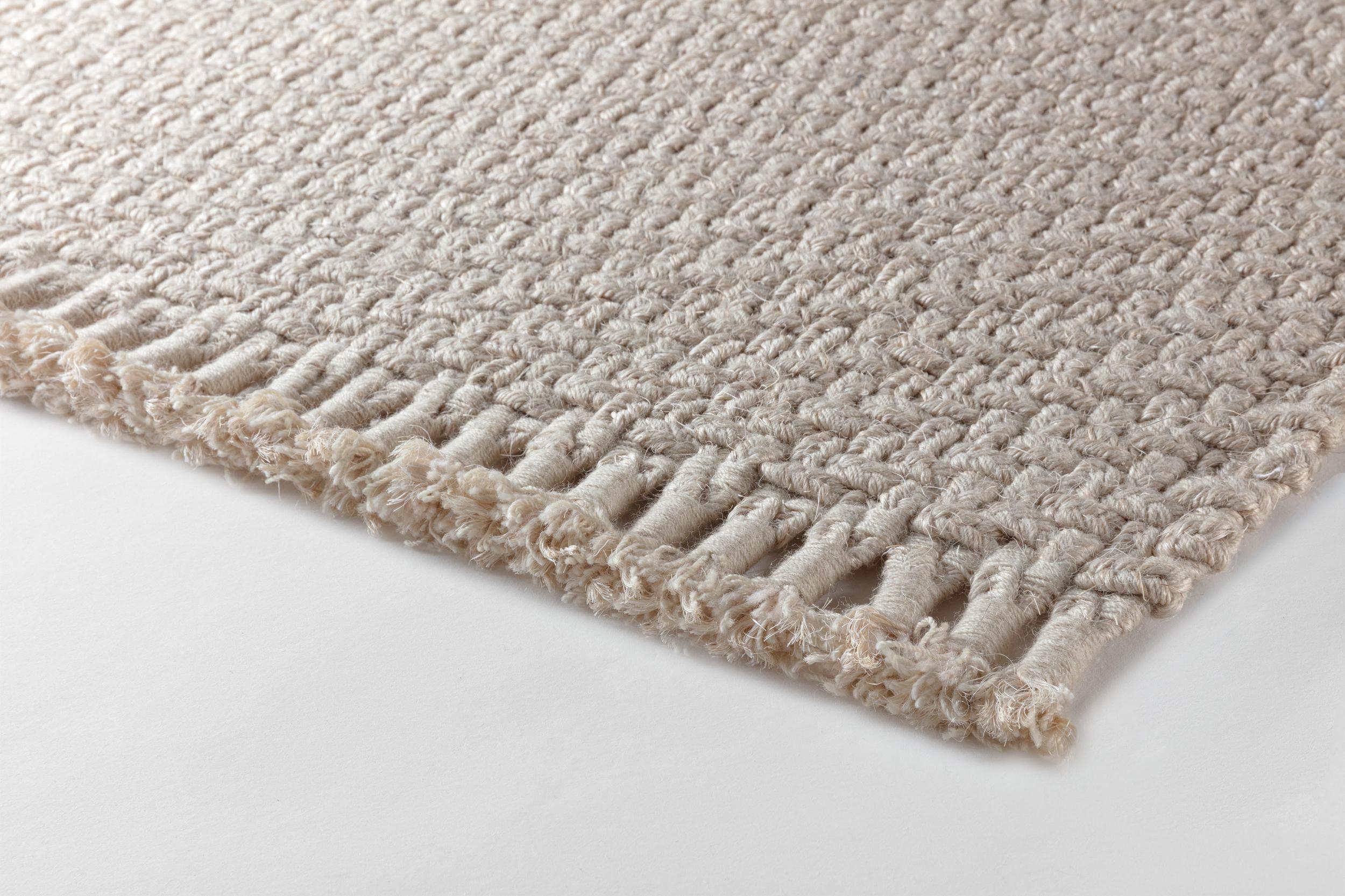 Schlafzimmer Teppich Dakar Pure Hazel aus 76% Wolle - 24% Sisal, in der Farbe Hazel | Homerugs - Detailsicht (3)