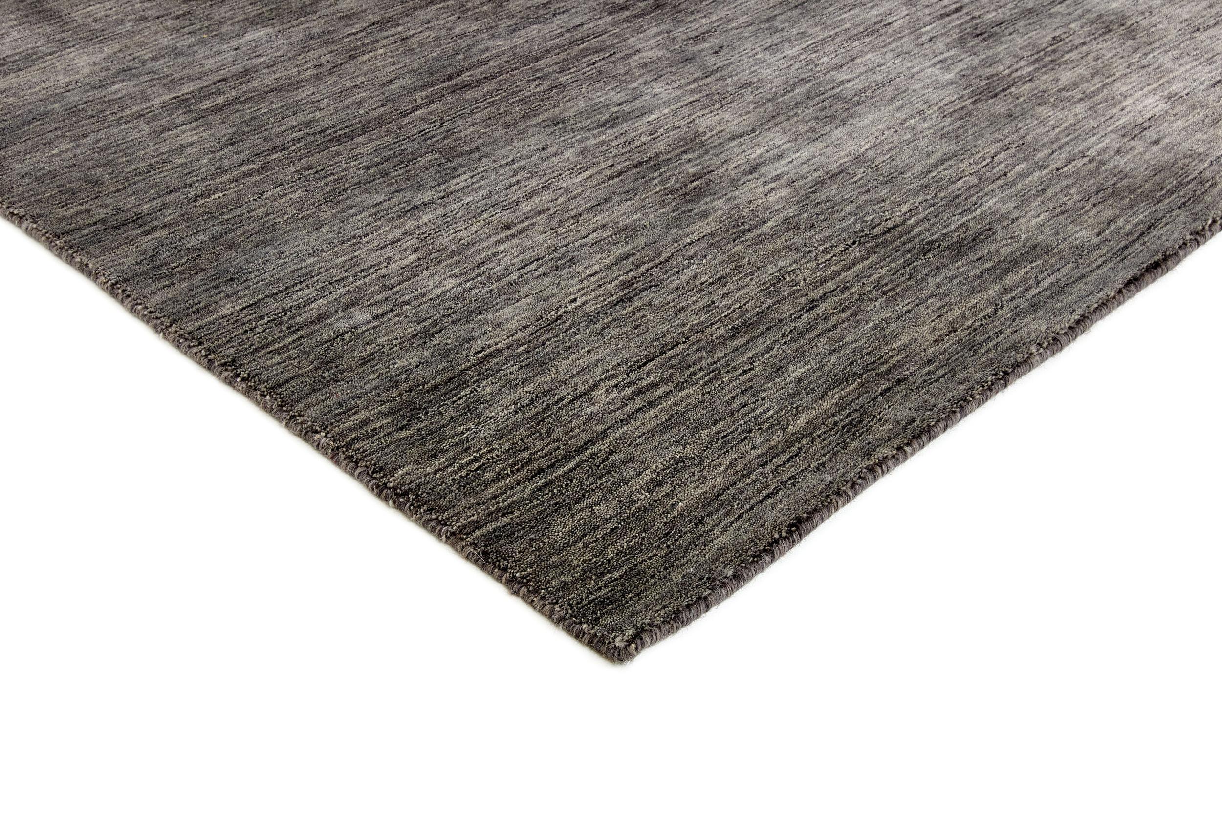Teppich Panorama Uni HLC200126, Dark Grey aus Wolle, in Farbe/n Grau | Homerugs - Detailsicht (4)