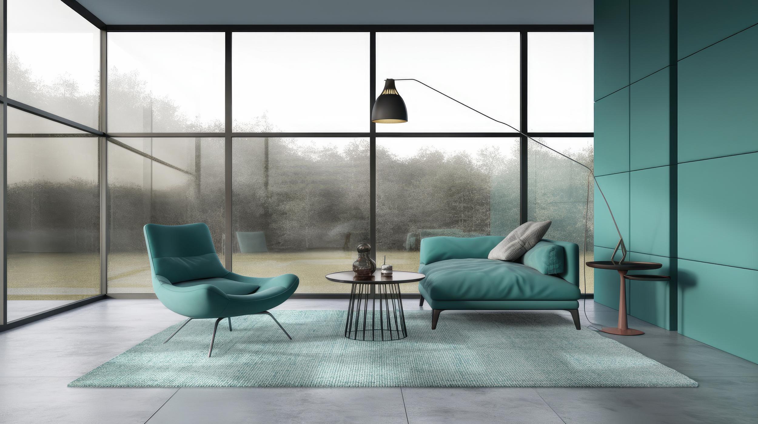 Schlafzimmer Teppich Groove Uni 640 Silver aus 60% Viskose / 40% Schurwolle, in der Farbe Silver | Homerugs - Detailsicht (6)