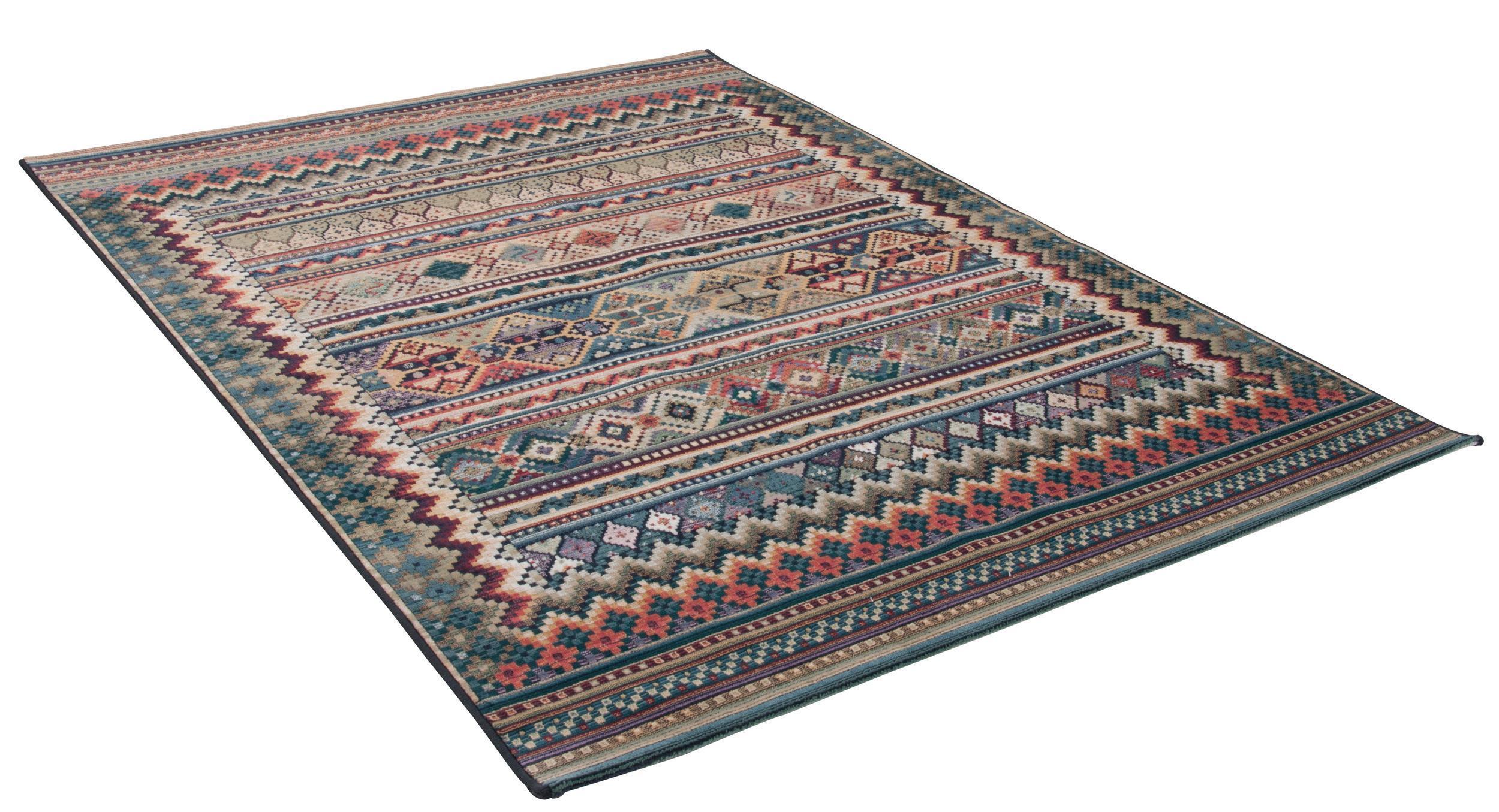 Living room rug Gabiro 416 800 Multicolor, Synthetic fibre, in colour Multicolor | Homerugs - Detail View (3)