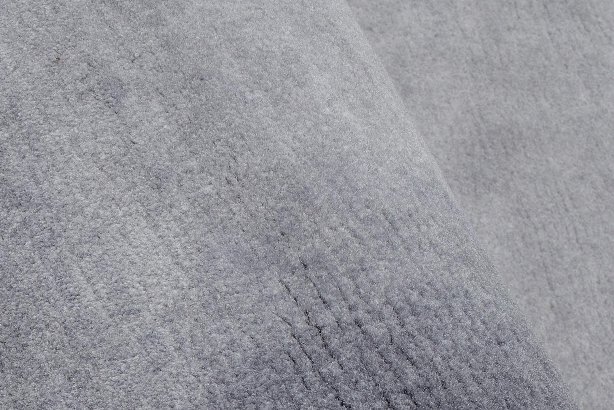 Schlafzimmer Teppich Phokara Melange Grau aus 100% Schurwolle, in der Farbe Grau | Homerugs - Detailsicht (7)