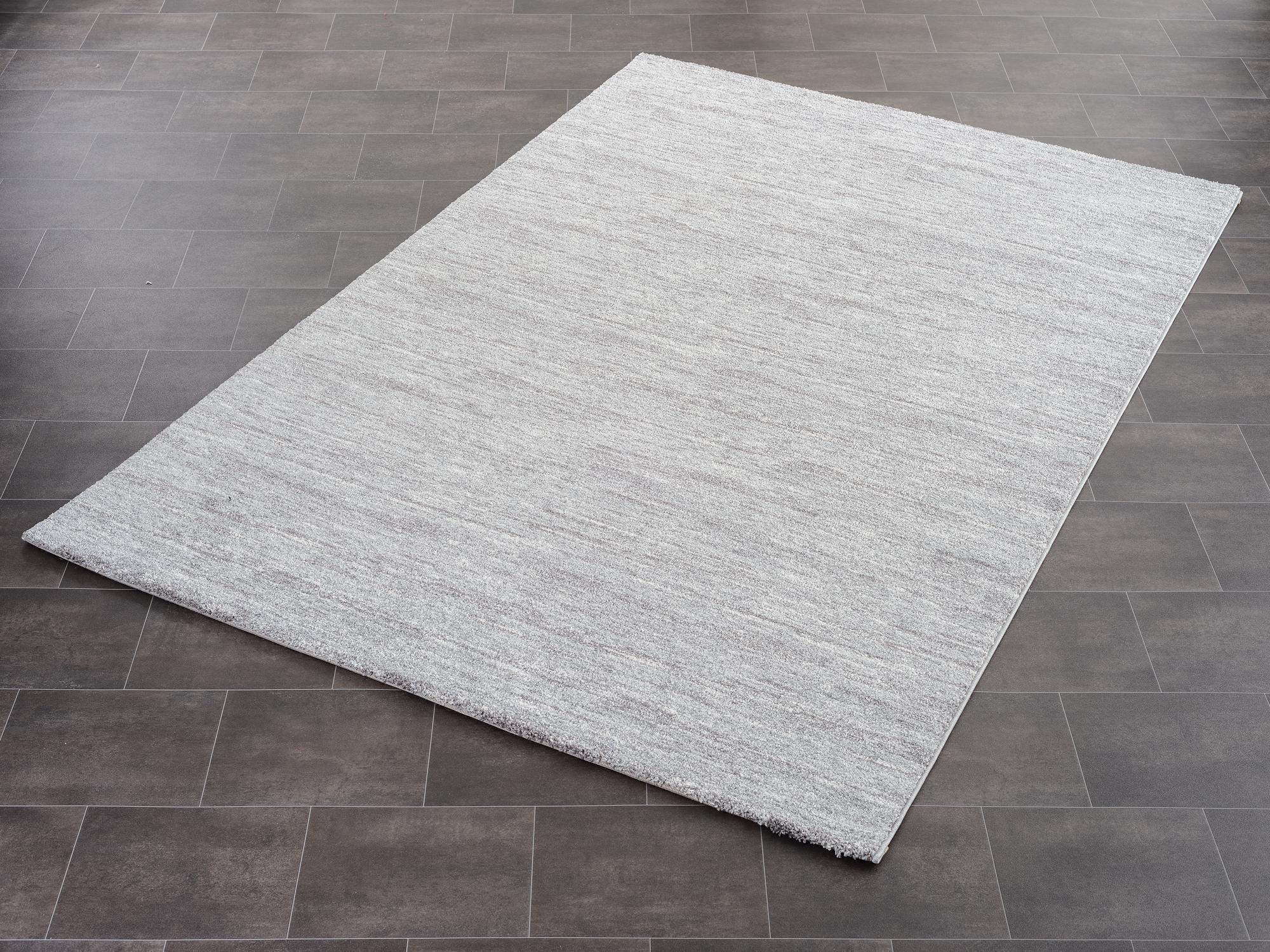 Teppich Kubis Melange aus 100% Polyester, in der Farbe Grau | Homerugs - Detailsicht (9)