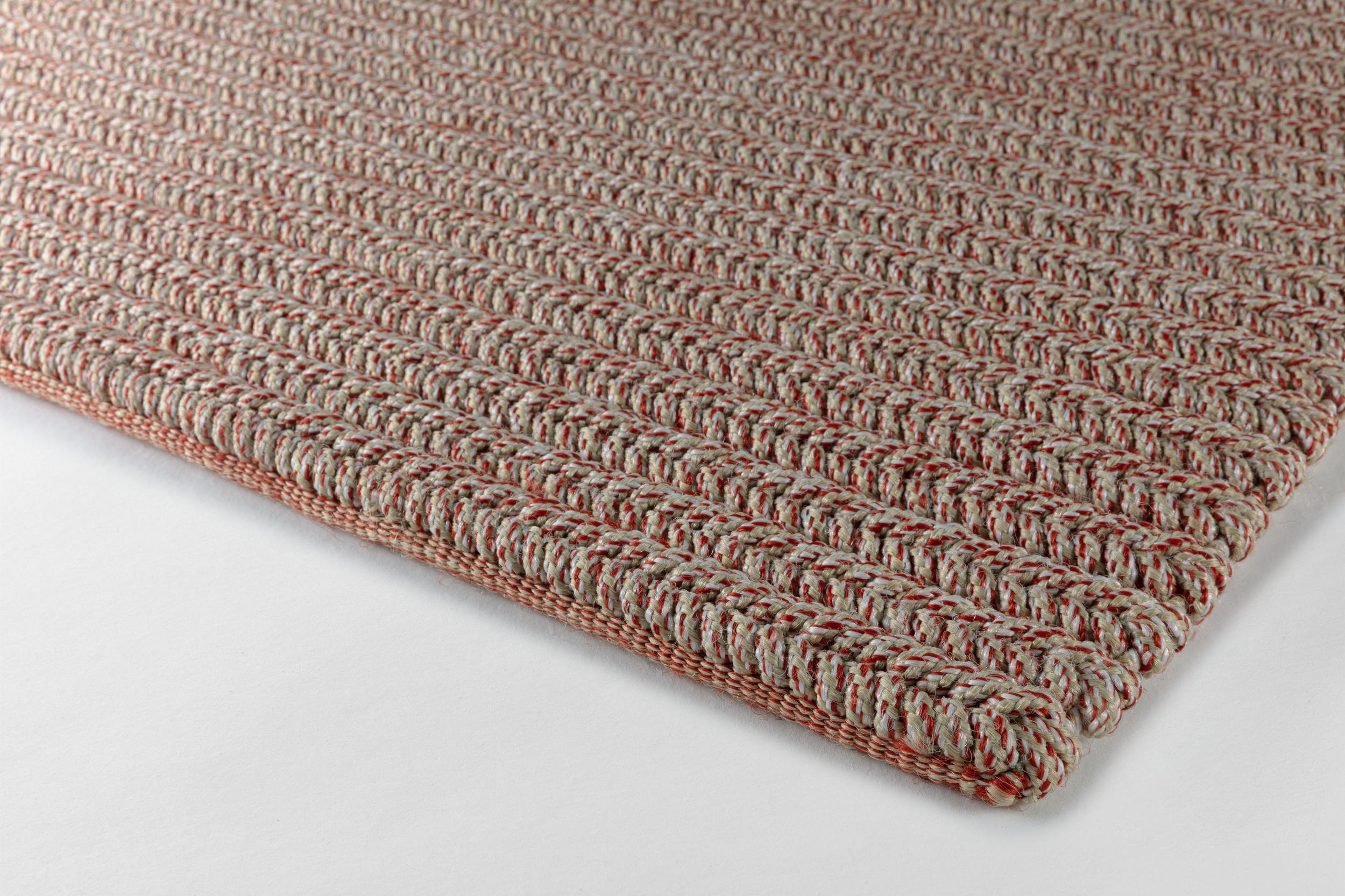 Wohnzimmer Teppich Nautilus Chili aus 100% Polypropylen, in der Farbe Chili | Homerugs - Detailsicht (3)