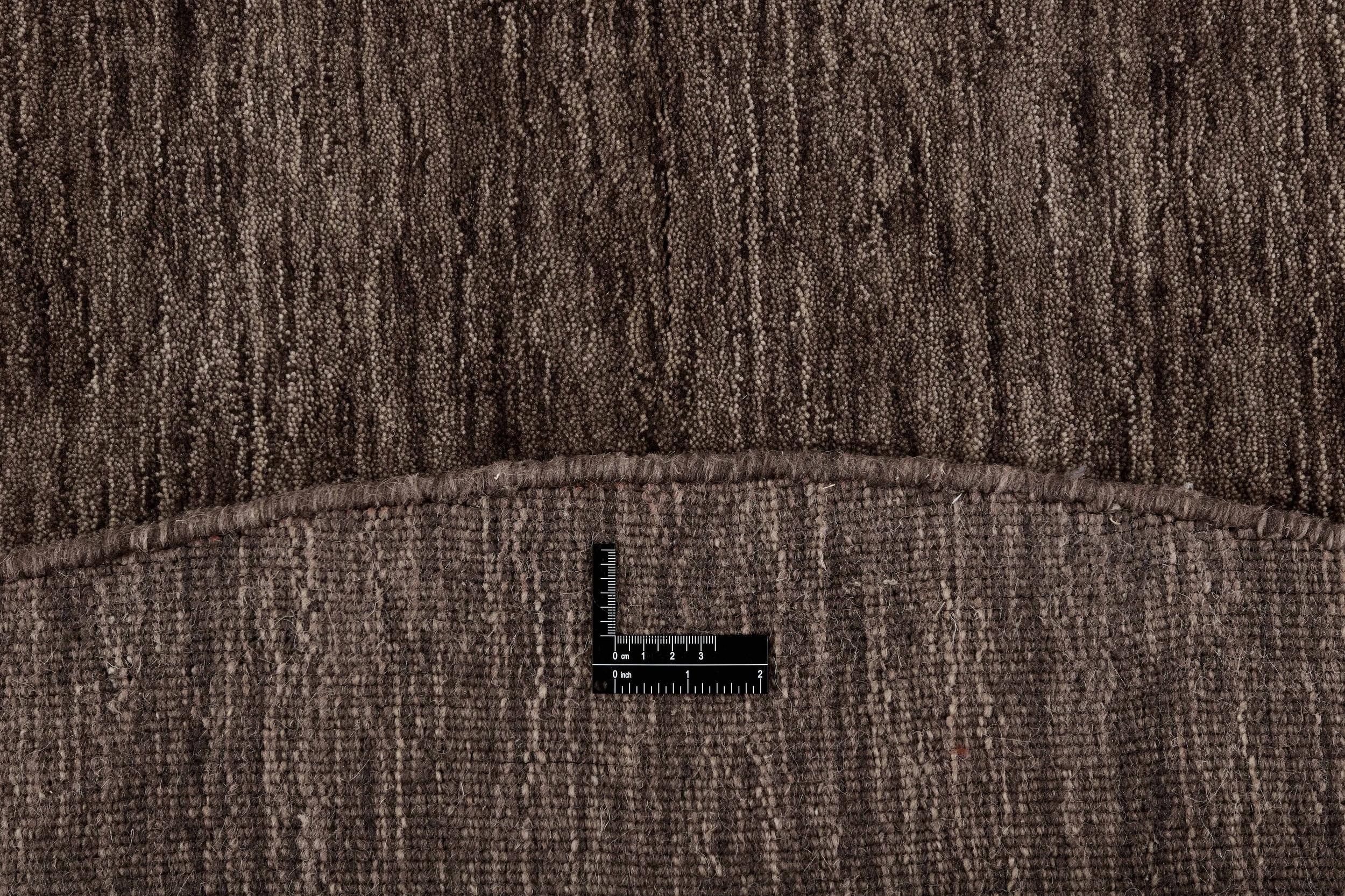 Teppich Panorama Uni Round HLC200126, Dark Brown Round aus Wolle, in Farbe/n Braun | Homerugs - Raumansicht