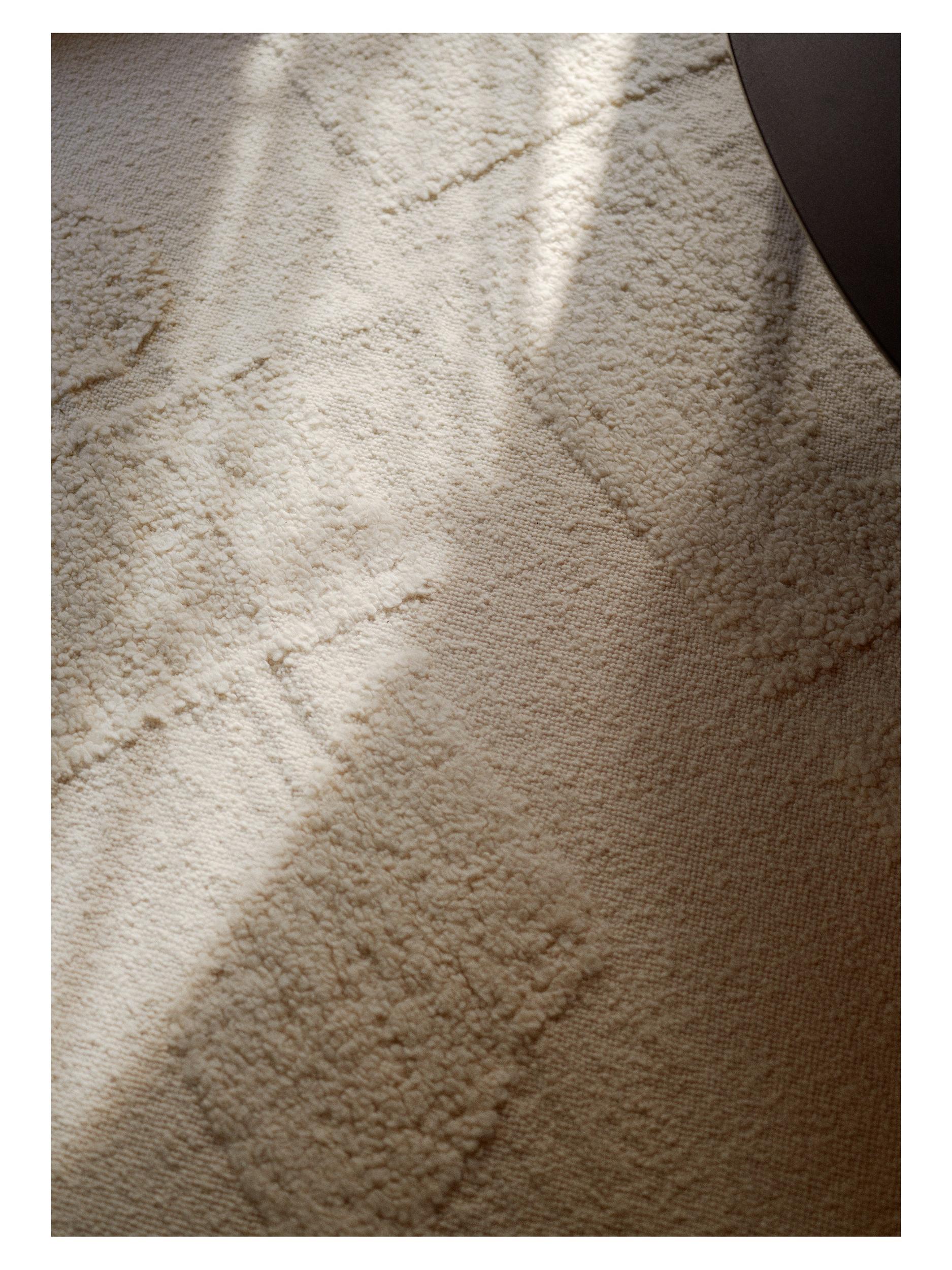 Wohnzimmer Teppich Polar Angels White aus 100% PET, in der Farbe White | Homerugs - Detailsicht (5)