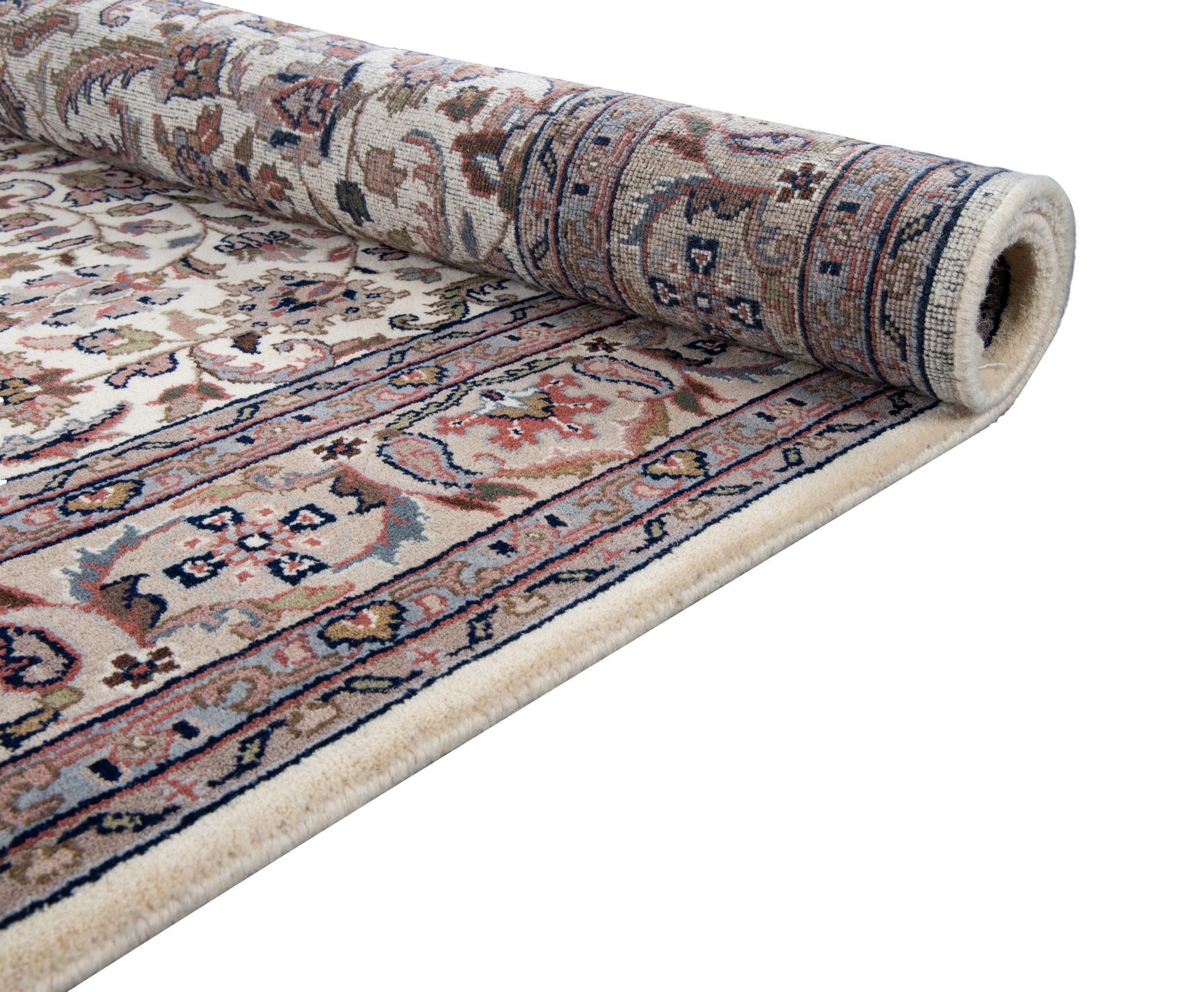 Living room rug Benares Isfahan 571 Cream/Brown, Natural fibre, in colour Cream/Brown | Homerugs - Room View