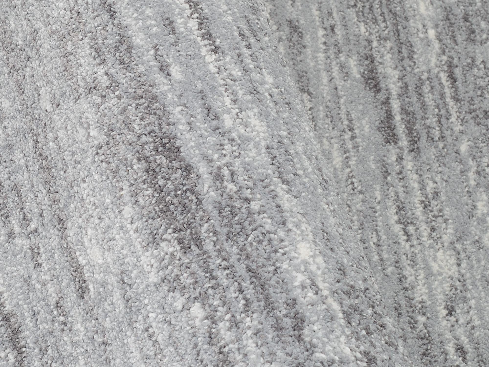 Teppich Kubis Melange aus 100% Polyester, in der Farbe Grau | Homerugs - Detailsicht (7)